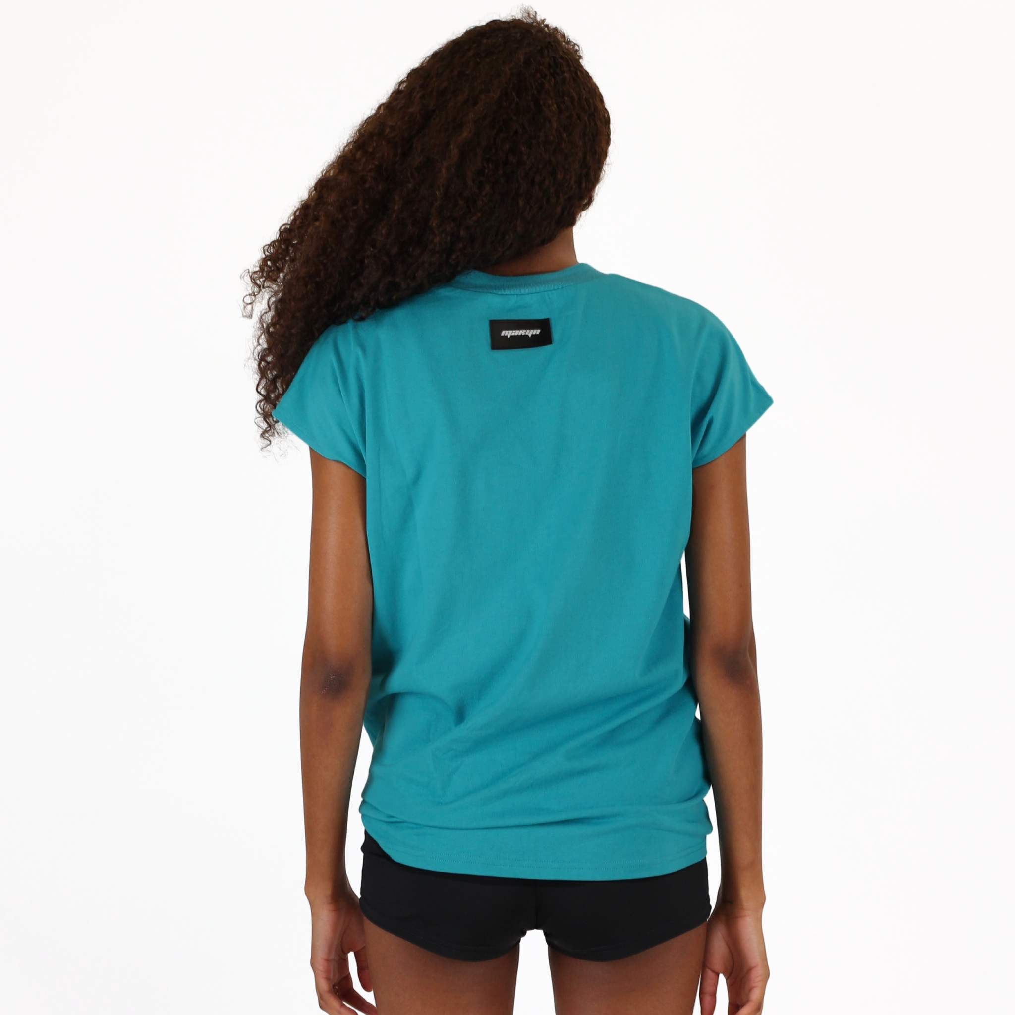 MTL Sleeveless Zipper Shirt Teal