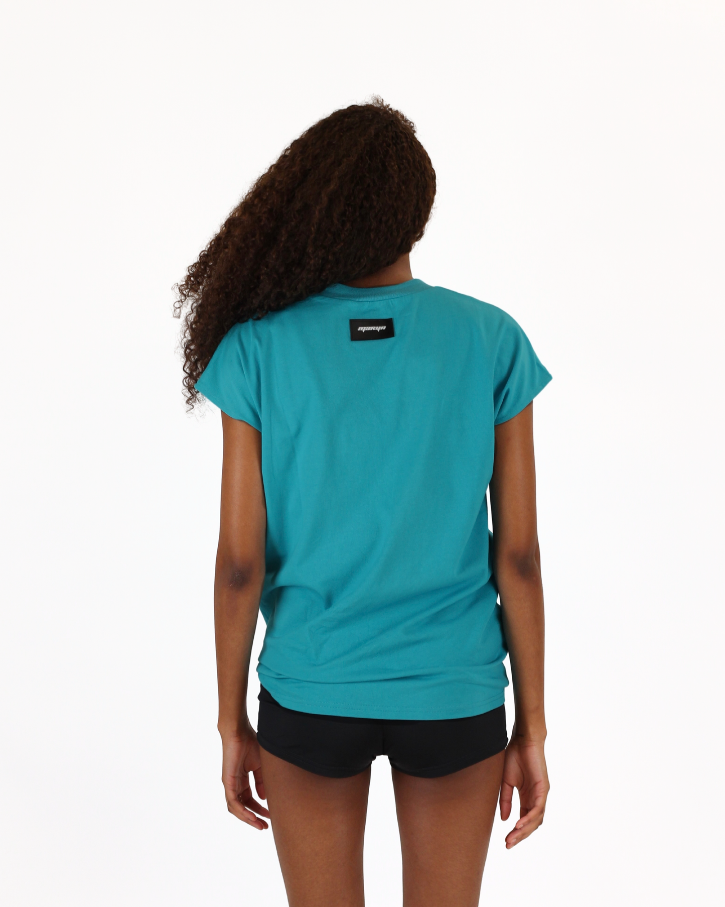 MTL Sleeveless Zipper Shirt Teal