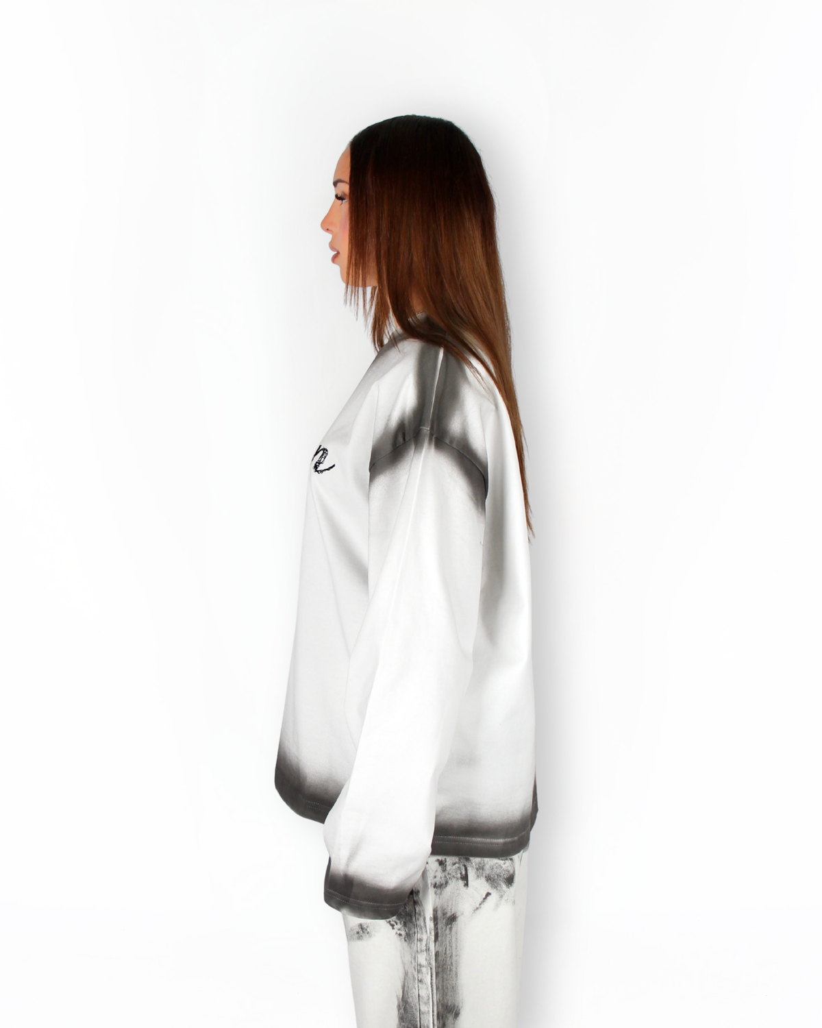 MTL Washed Longsleeve Ecru/Black