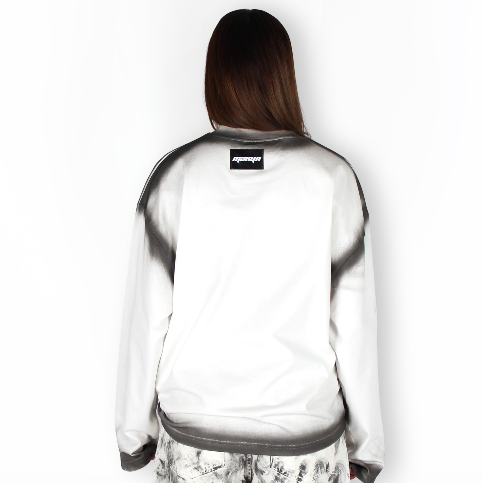 MTL Washed Longsleeve Ecru/Black