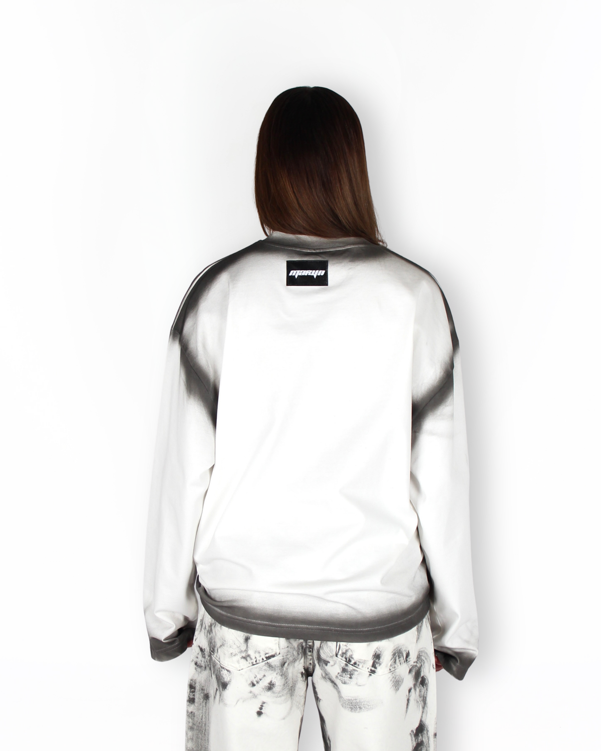 MTL Washed Longsleeve Ecru/Black