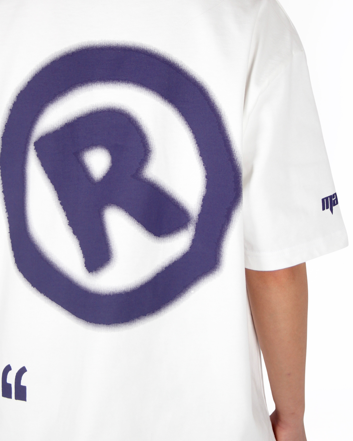 MTL Printed T-shirt Ecru/Purple
