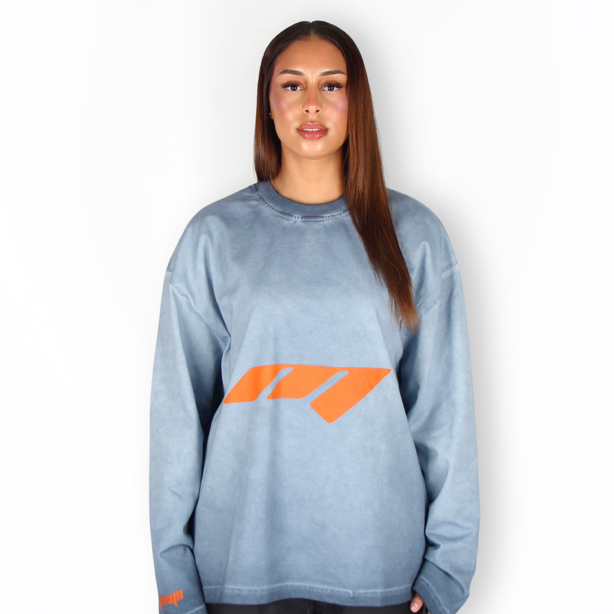 MTL Printed Longsleeve Blue/Orange