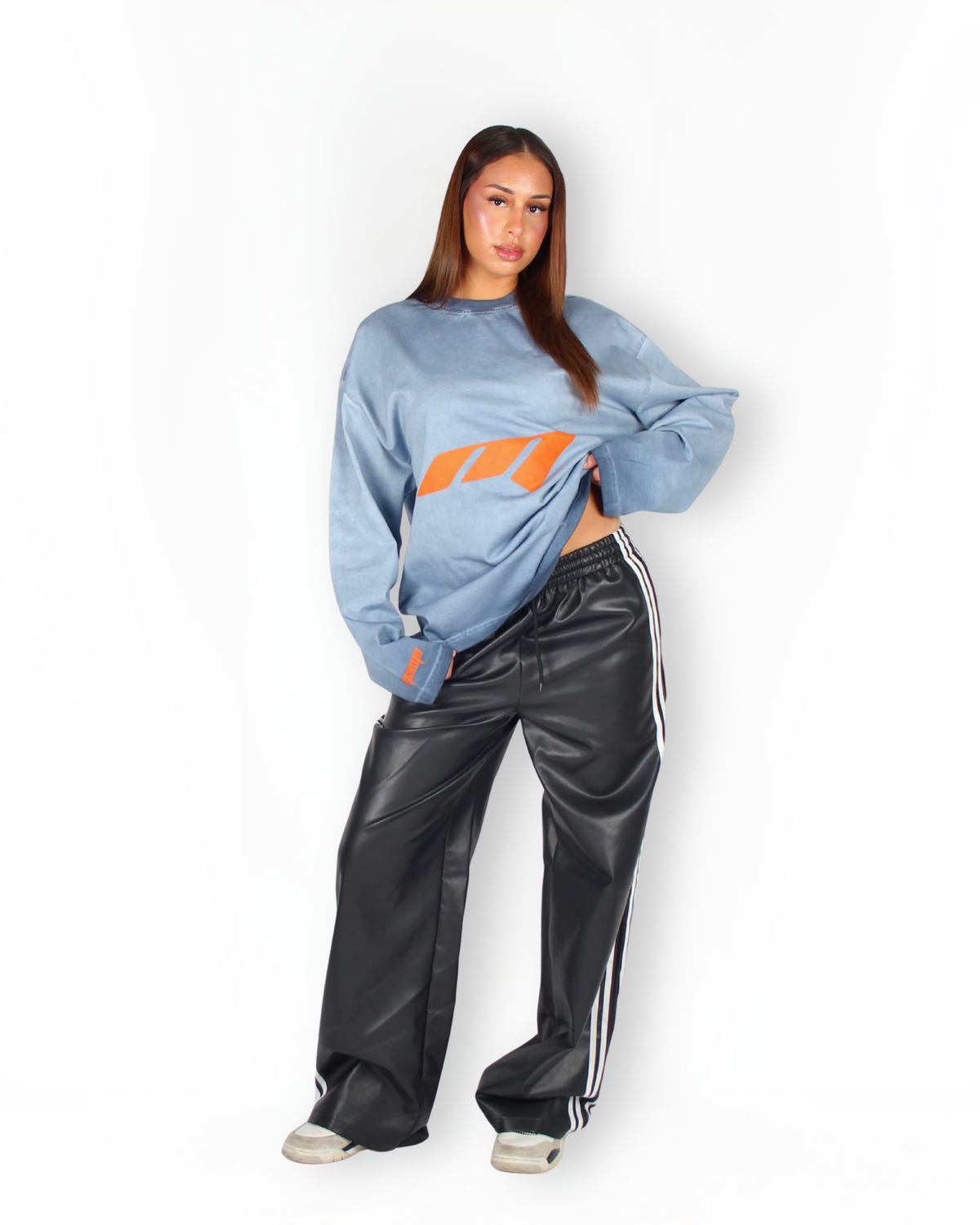 MTL Printed Longsleeve Blue/Orange