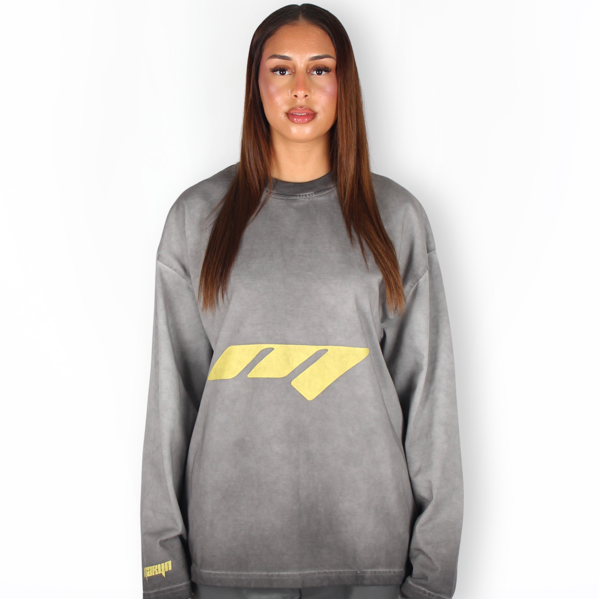 MTL Printed Longsleeve Grey/Yellow