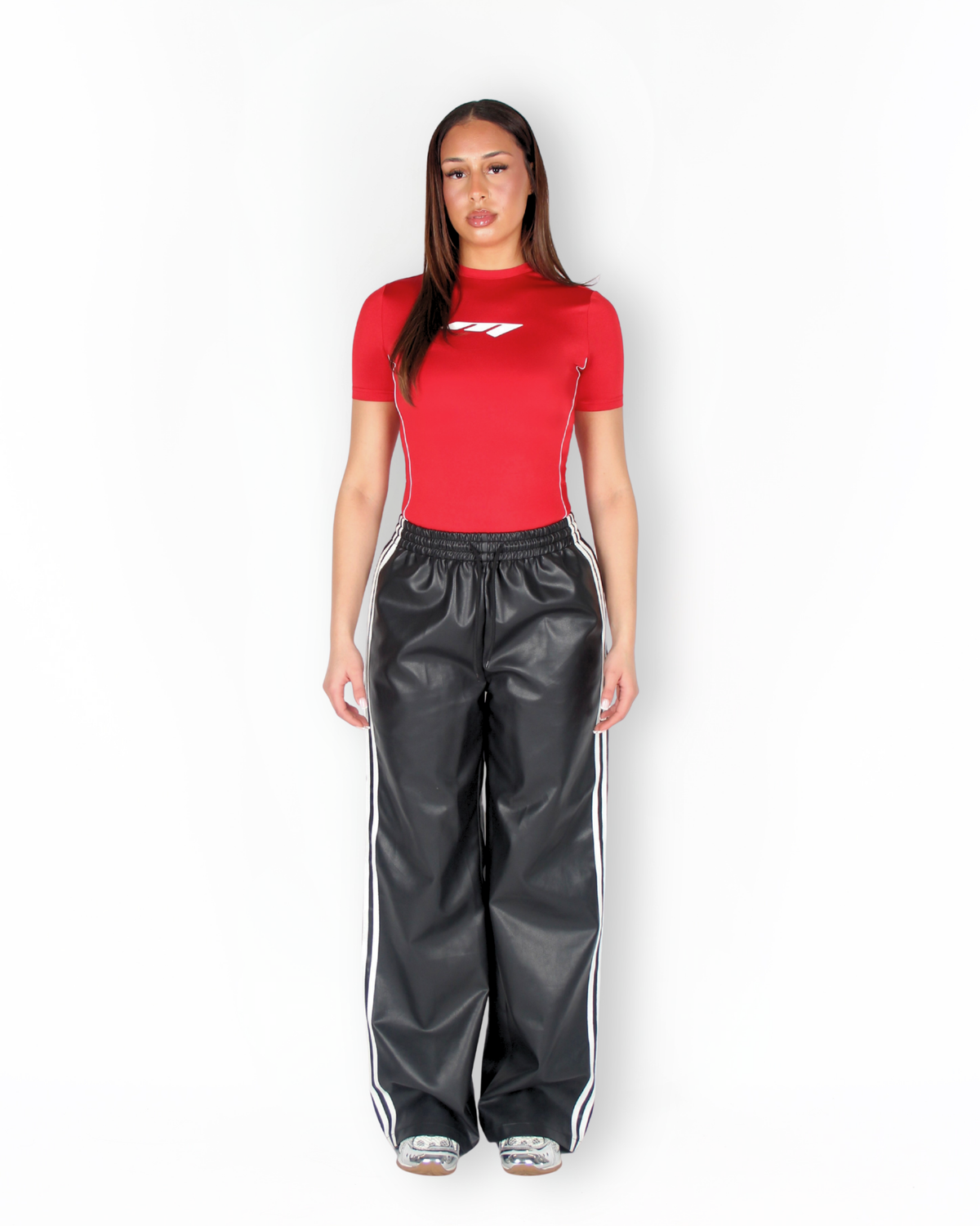 MTL Short Sleeve Bodysuit Red