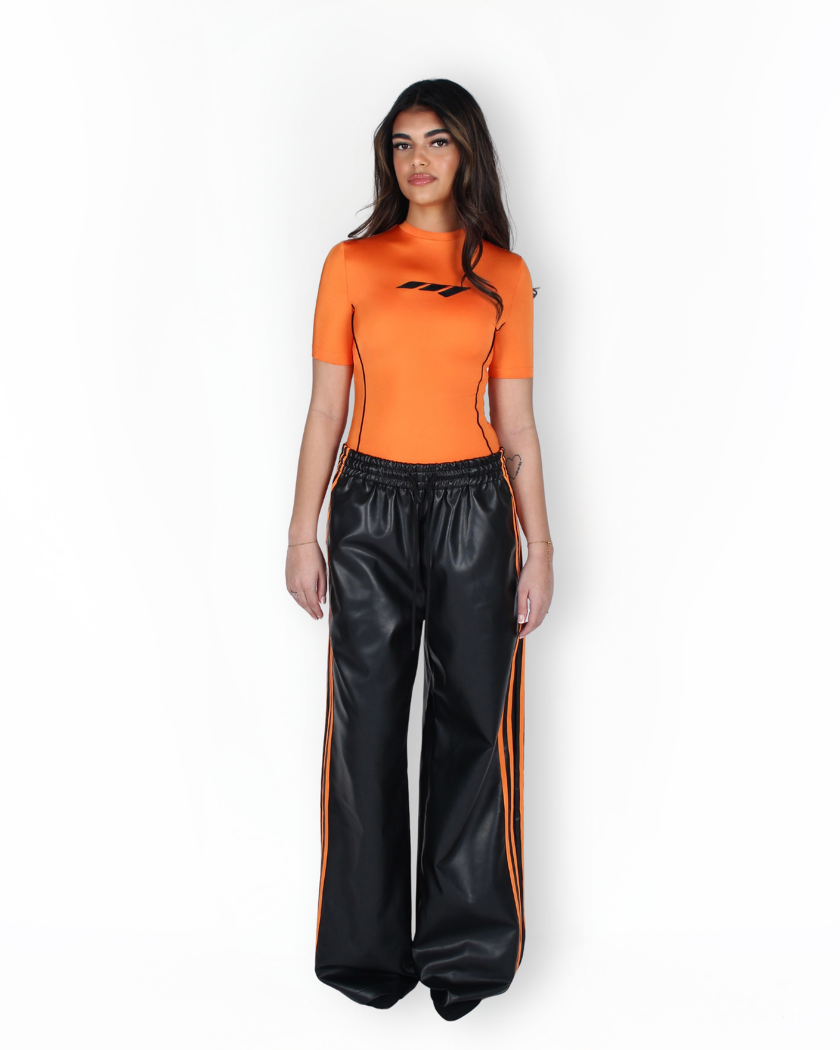 MTL Short Sleeve Bodysuit Orange
