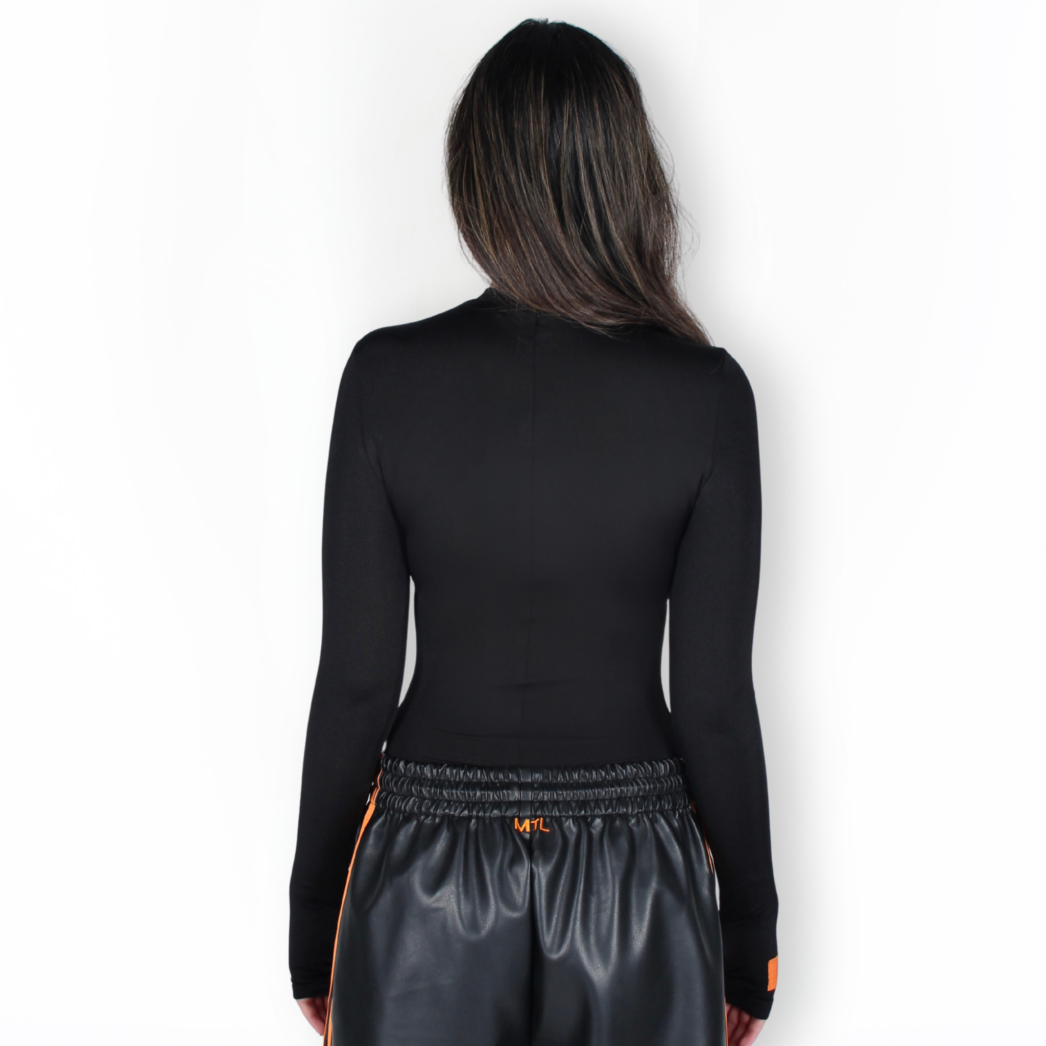 MTL Long Sleeve Bodysuit Orange