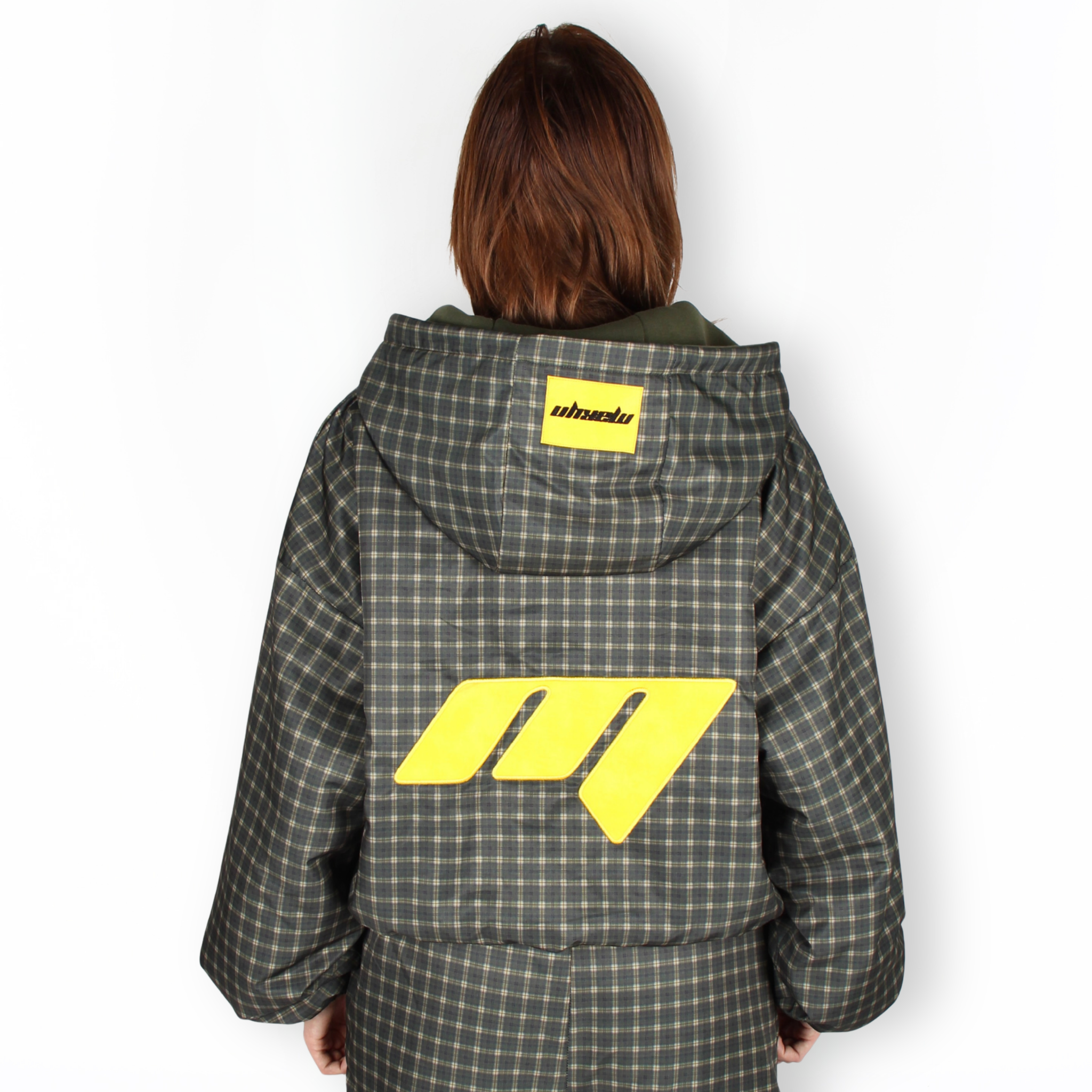 MTL Reversible Checked Jacket Green