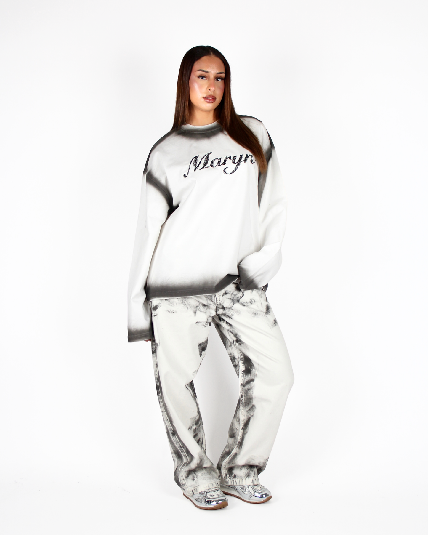 MTL Washed Longsleeve Ecru/Black