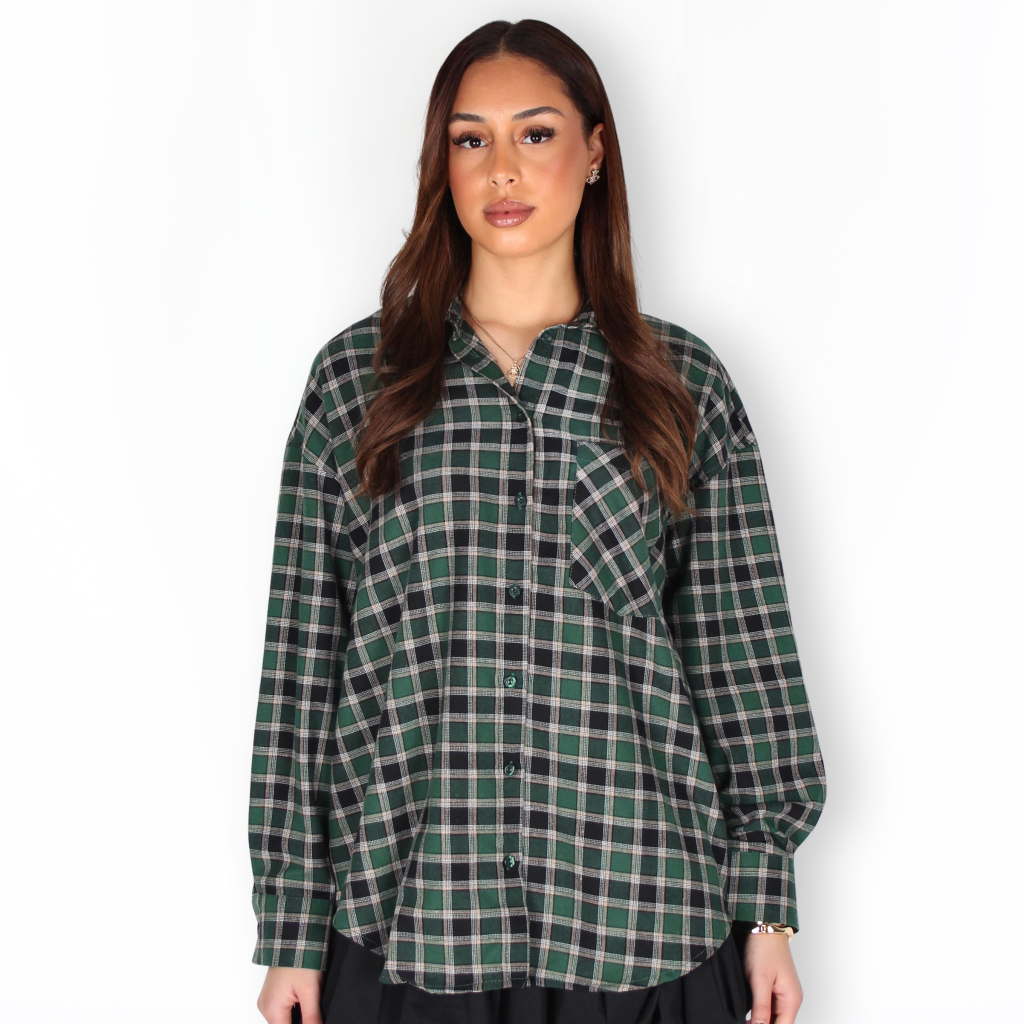 Raye Flannel Green