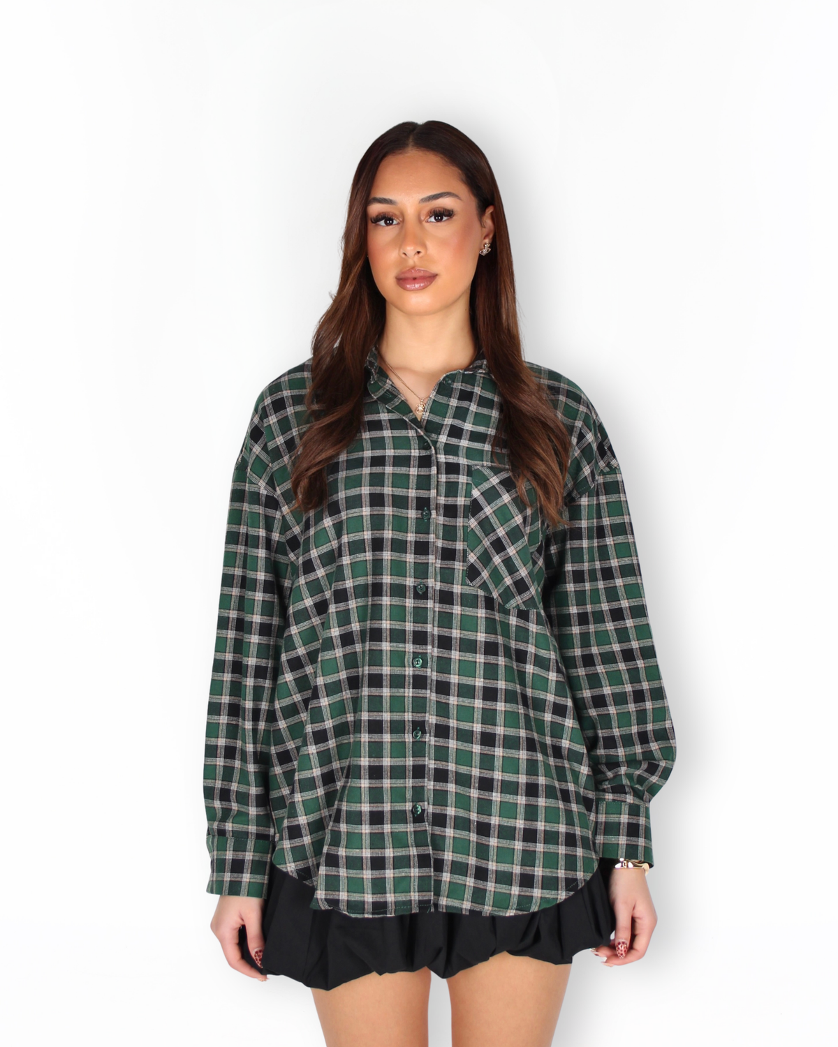 Raye Flannel Green
