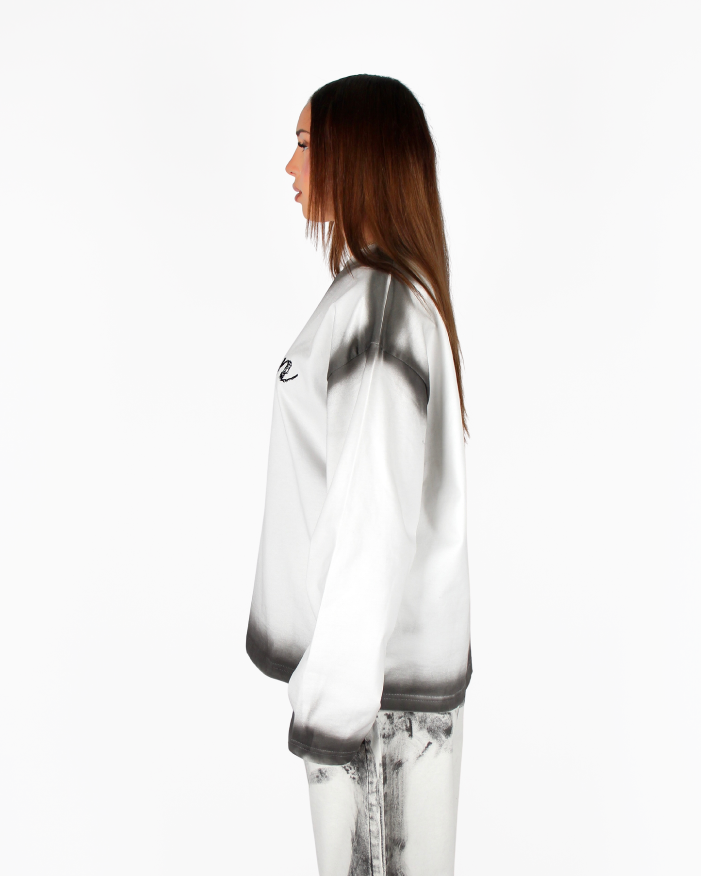 MTL Washed Longsleeve Ecru/Black