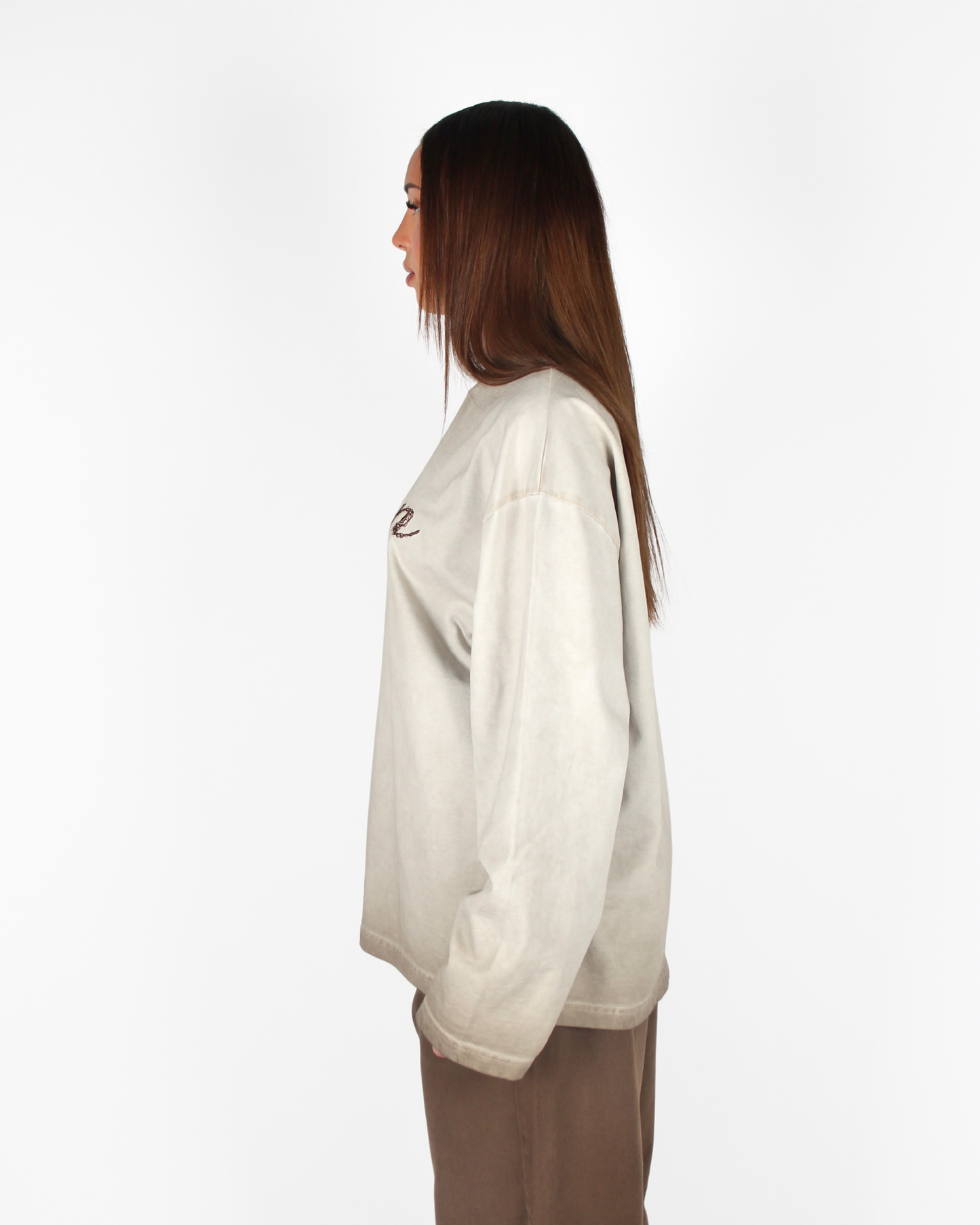 MTL Washed Longsleeve Beige