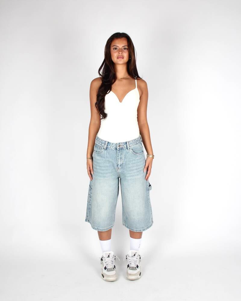 Quinn Jorts Blue