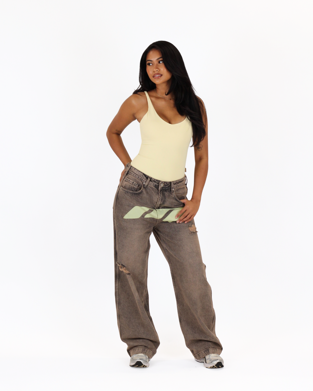 MTL Reversible Straight Leg Jeans