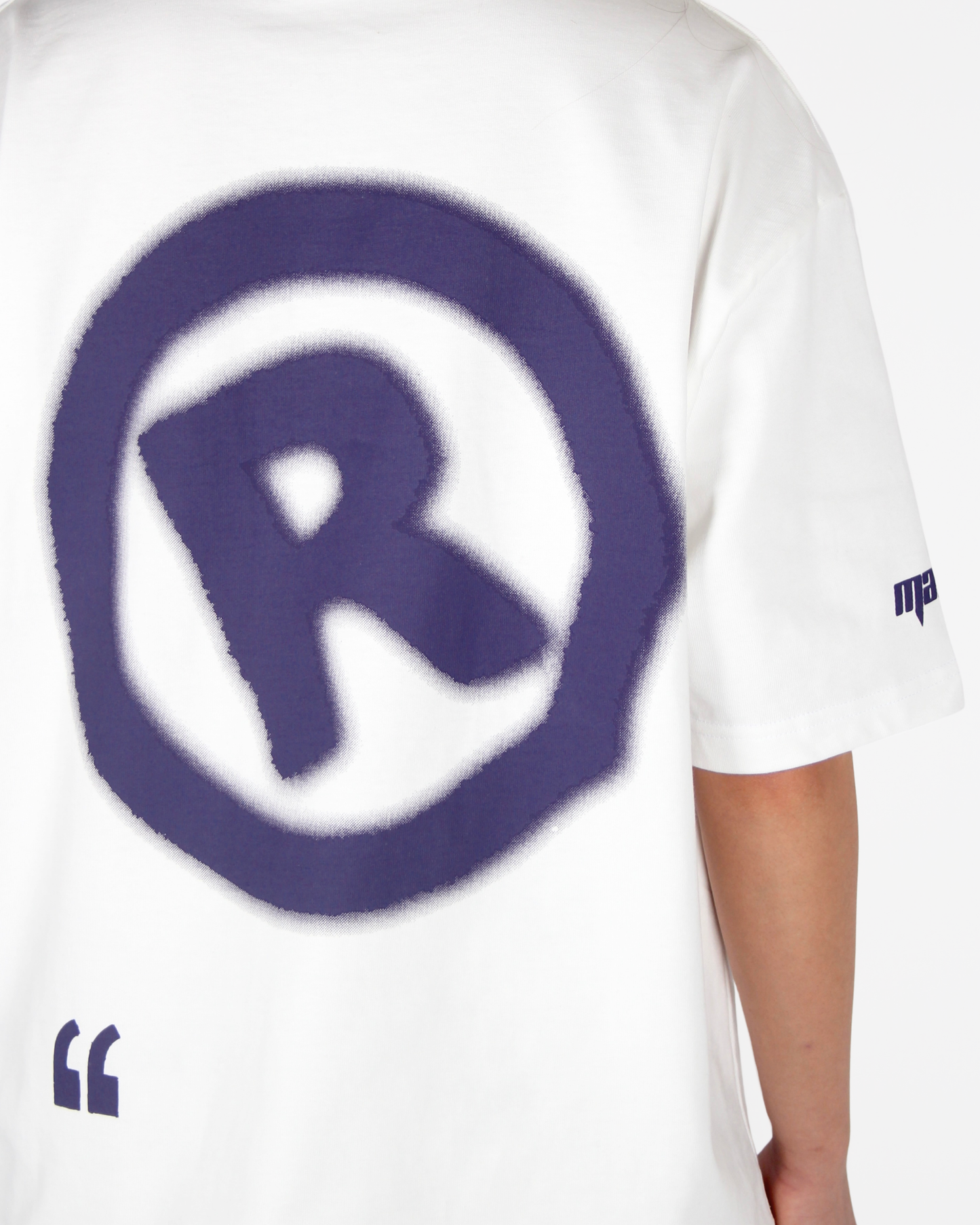 MTL Printed T-shirt Ecru/Purple