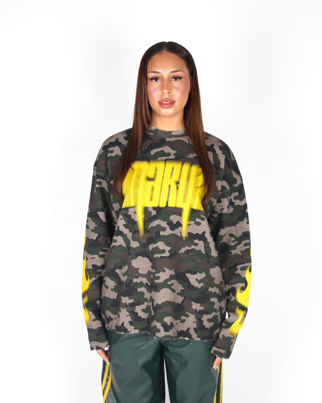 PRE-ORDER MTL Printed Waffle Camo Longsleeve