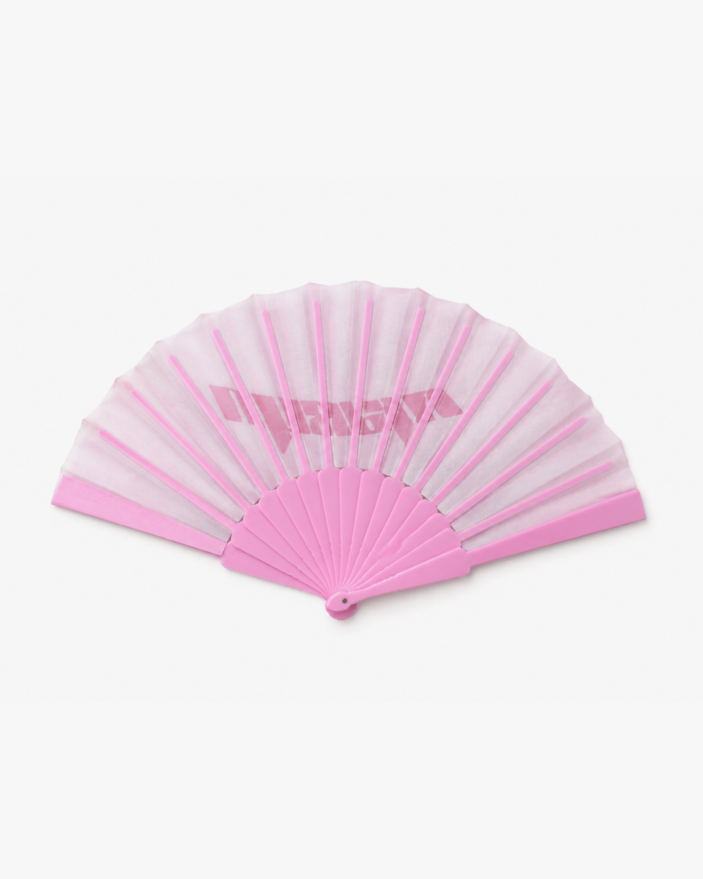MTL Folding Hand Fan Pink