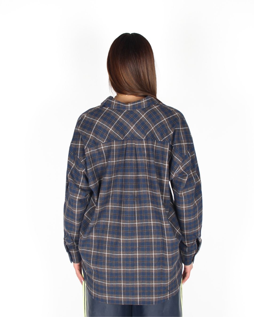 Checked Flannel Navy/Brown