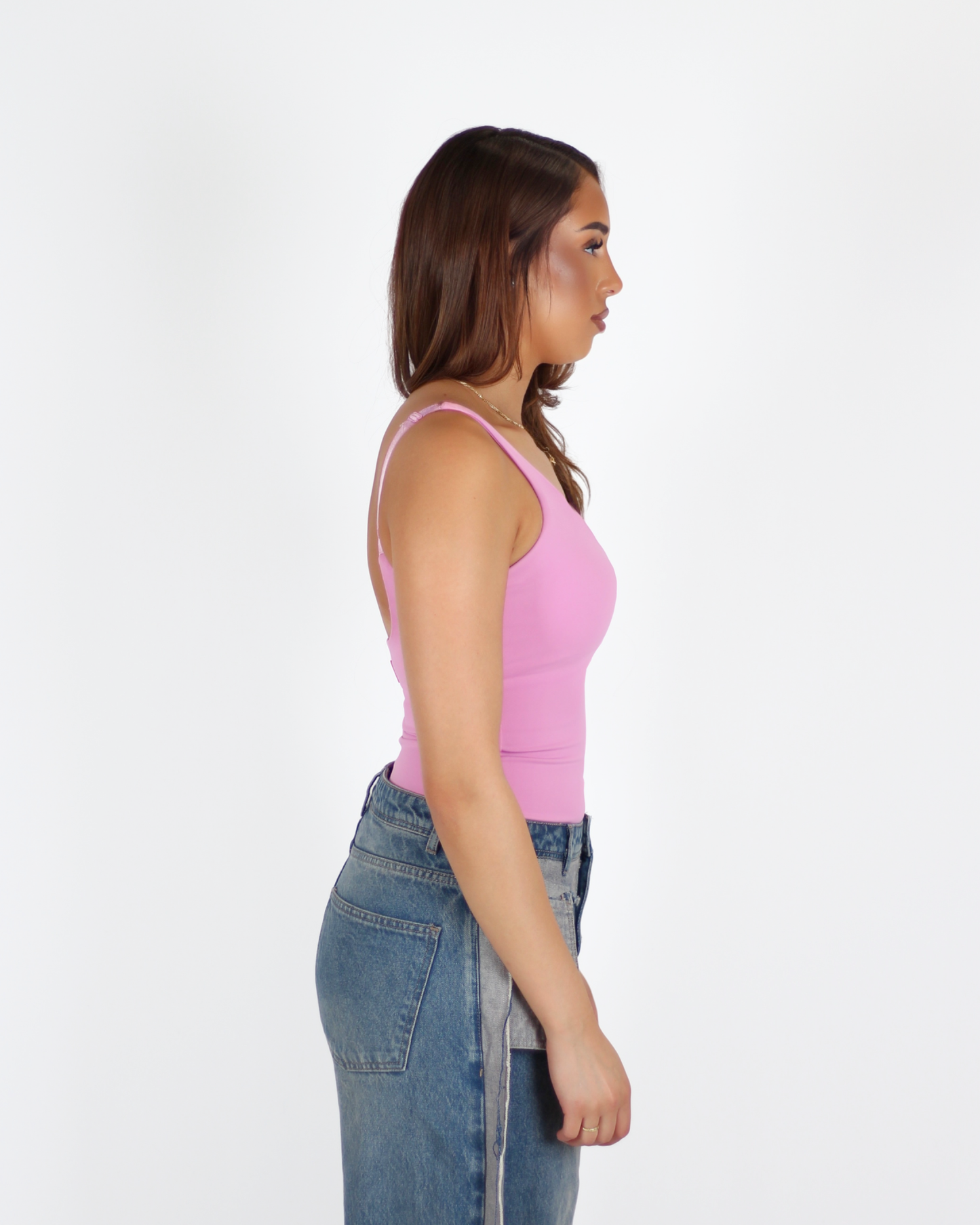 PRE-ORDER MTL Sculpting Label Bodysuit Pink