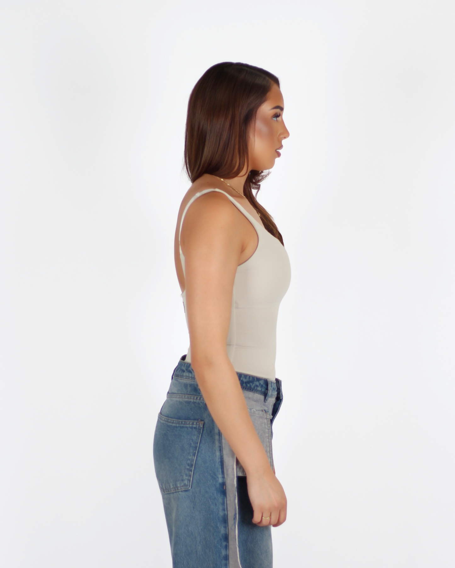 PRE-ORDER MTL Sculpting Label Bodysuit Beige