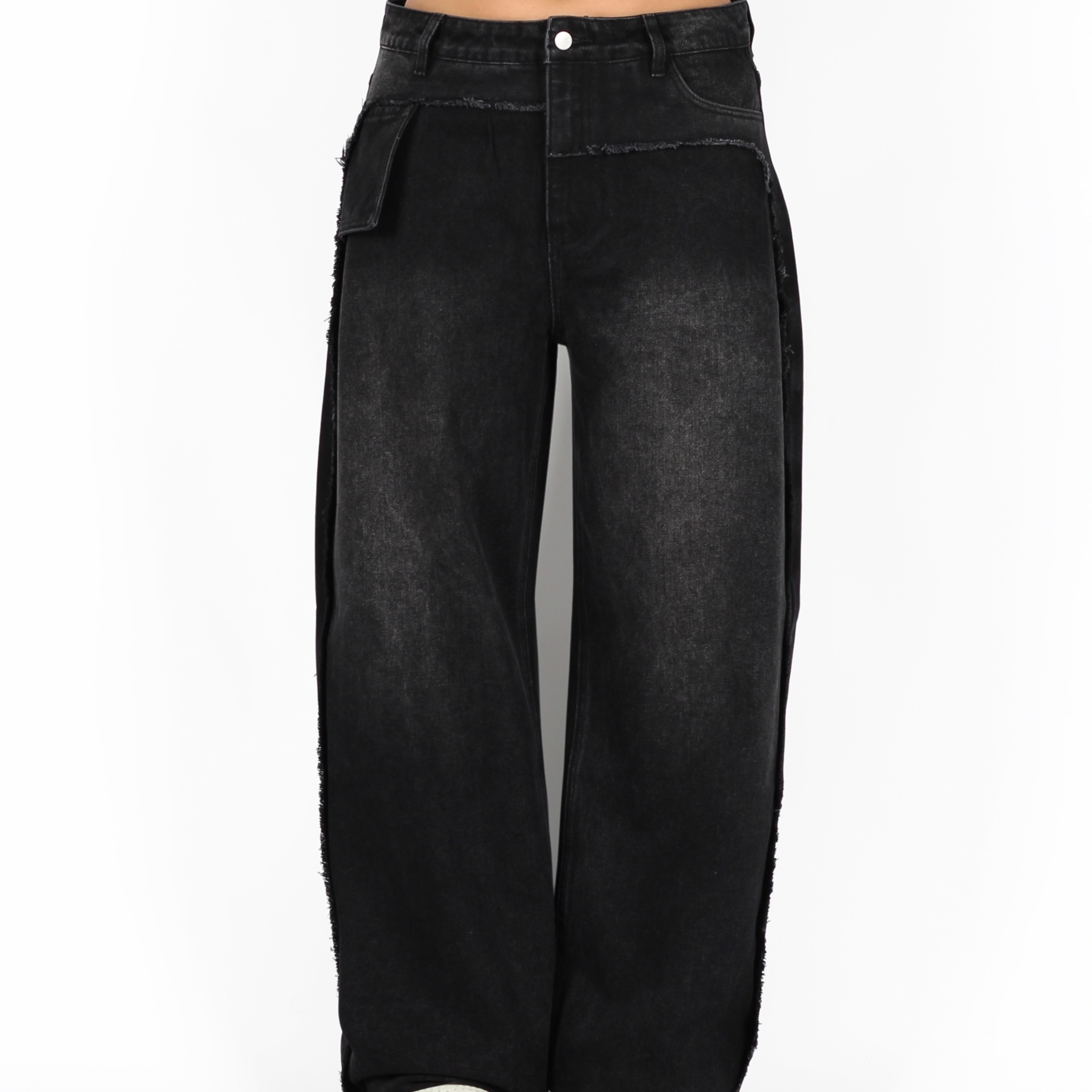 MTL Reworked Straight Leg Jeans Black