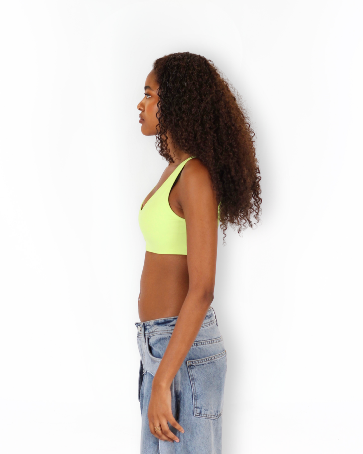 MTL Mini Logo Top Neon Yellow