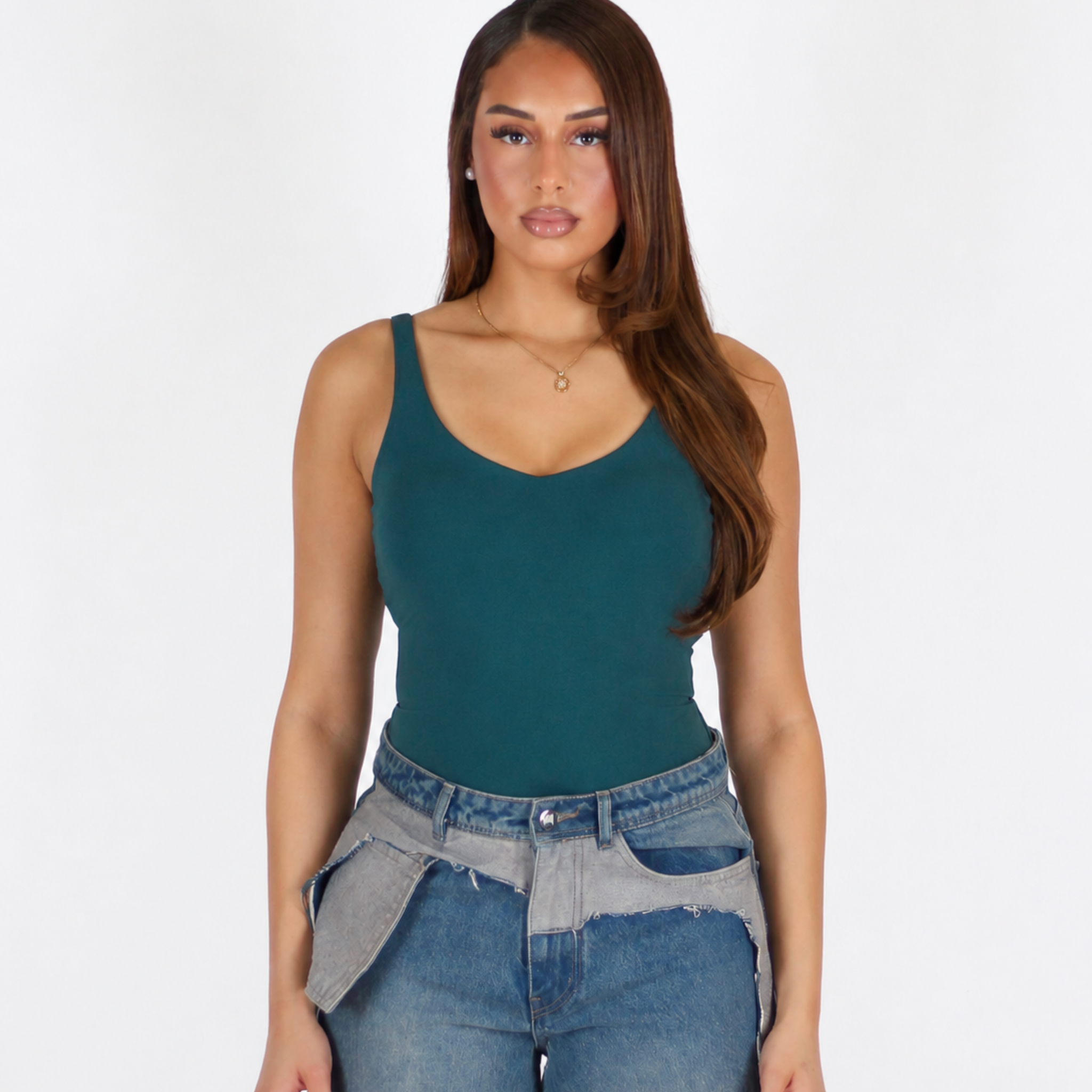 PRE-ORDER MTL Sculpting Label Bodysuit Green