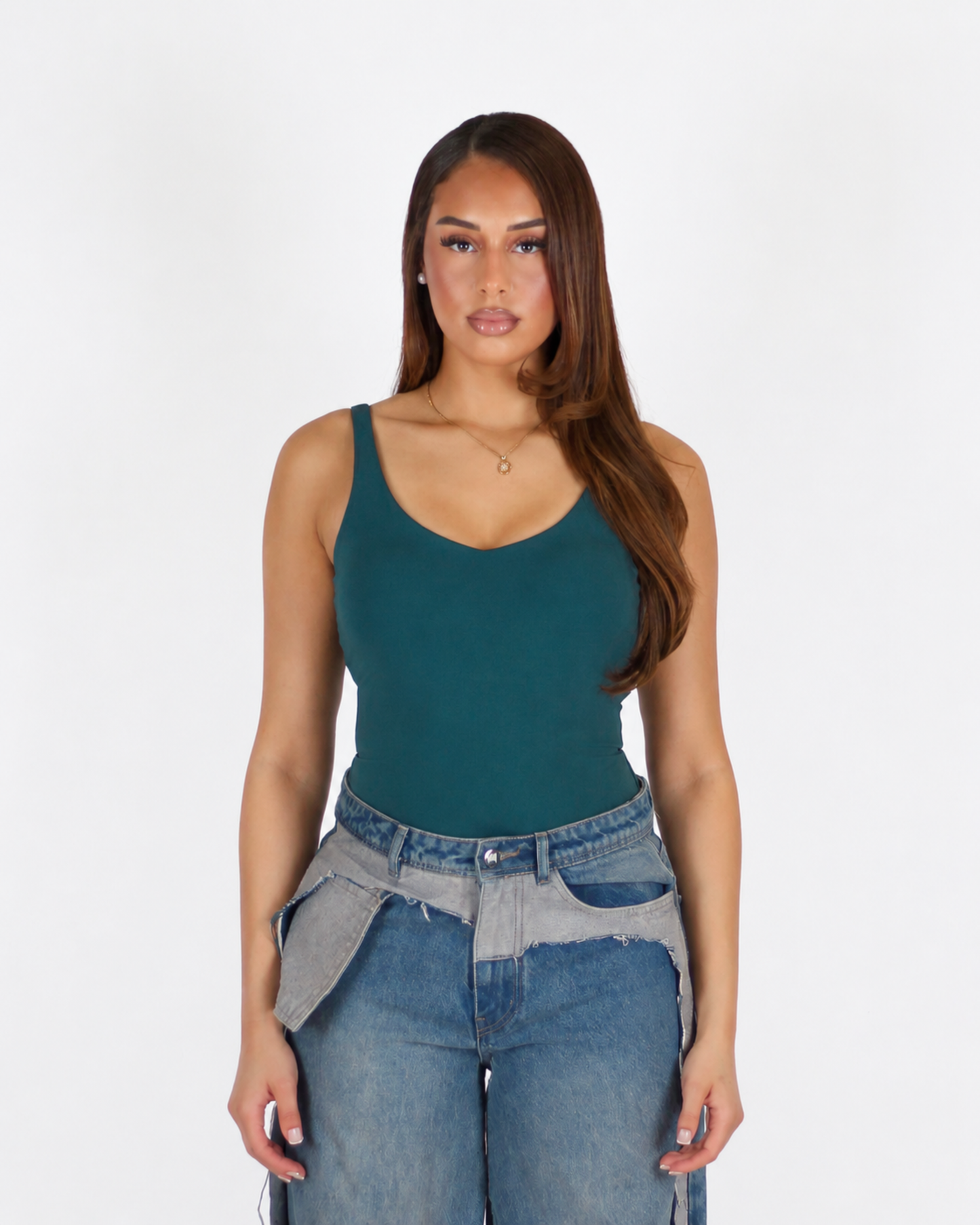 PRE-ORDER MTL Sculpting Label Bodysuit Green