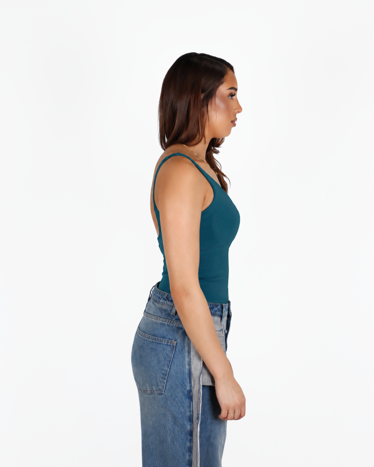 MTL Sculpting Label Bodysuit Green