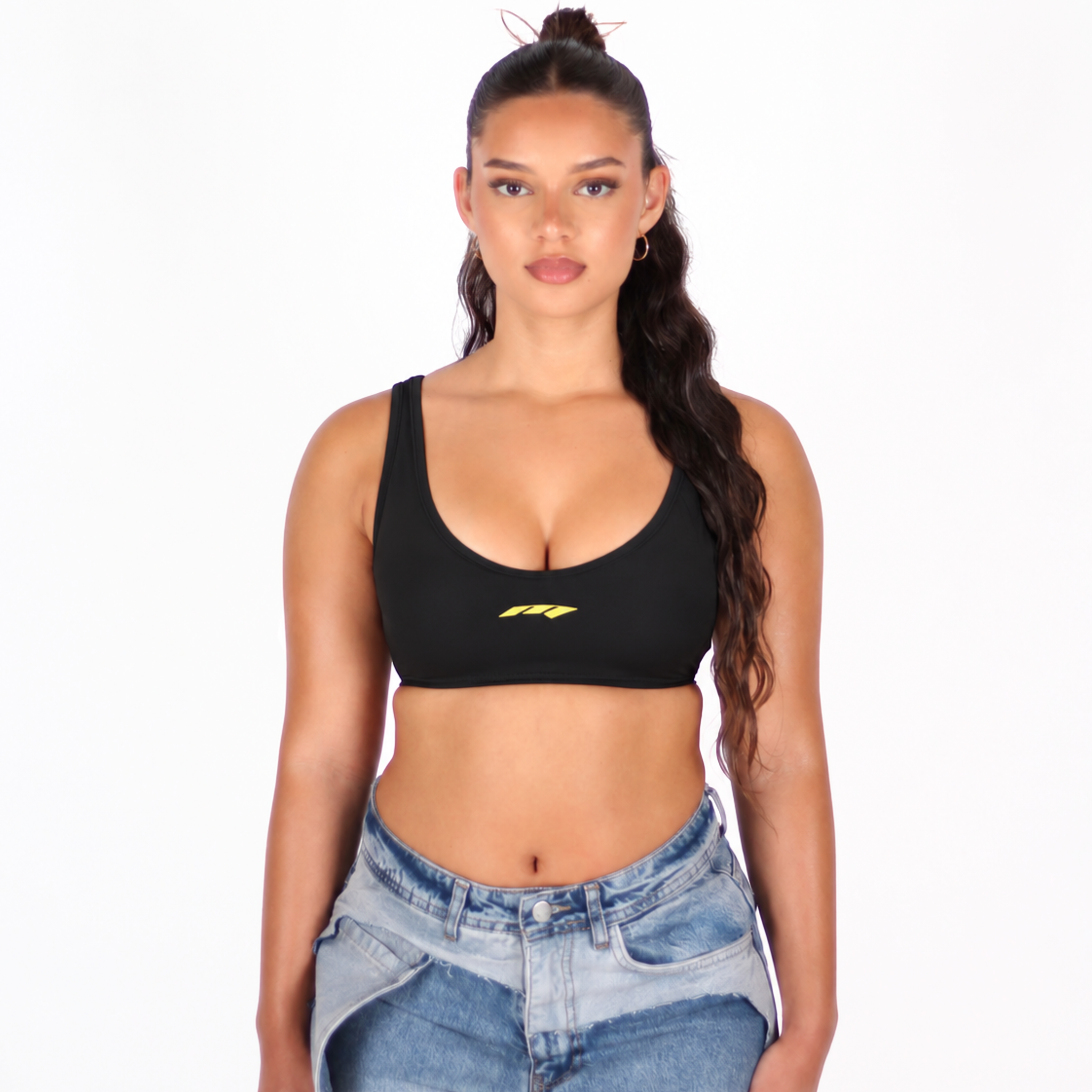 MTL Mini Logo Top Black/Yellow