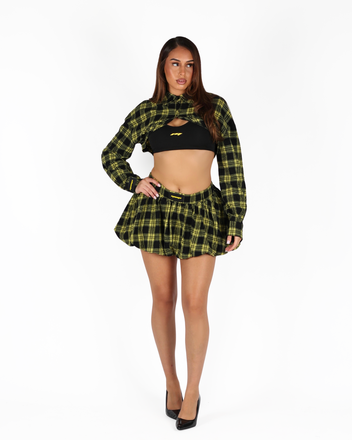 MTL Mini Logo Top Black/Yellow