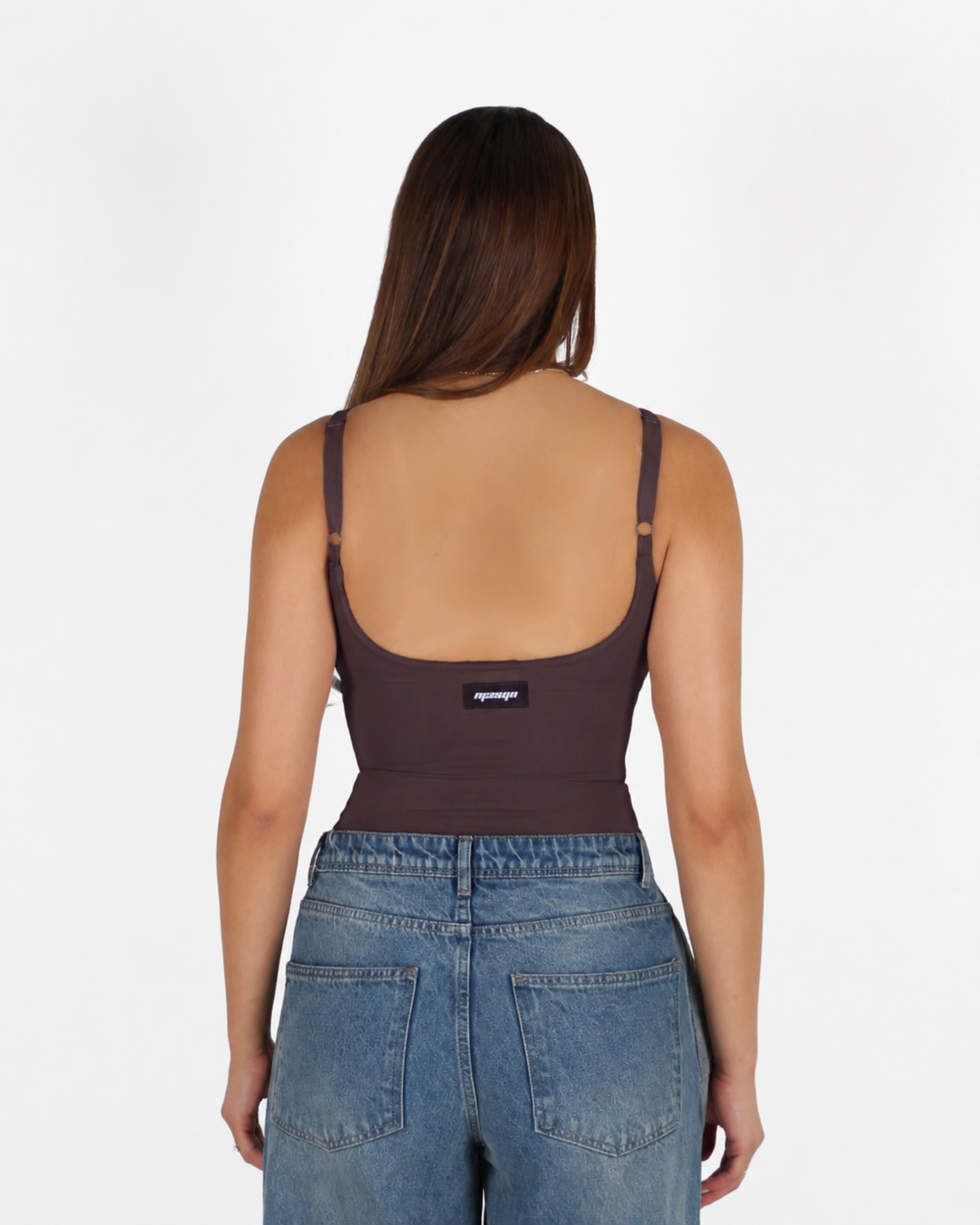 PRE-ORDER MTL Sculpting Label Bodysuit Brown