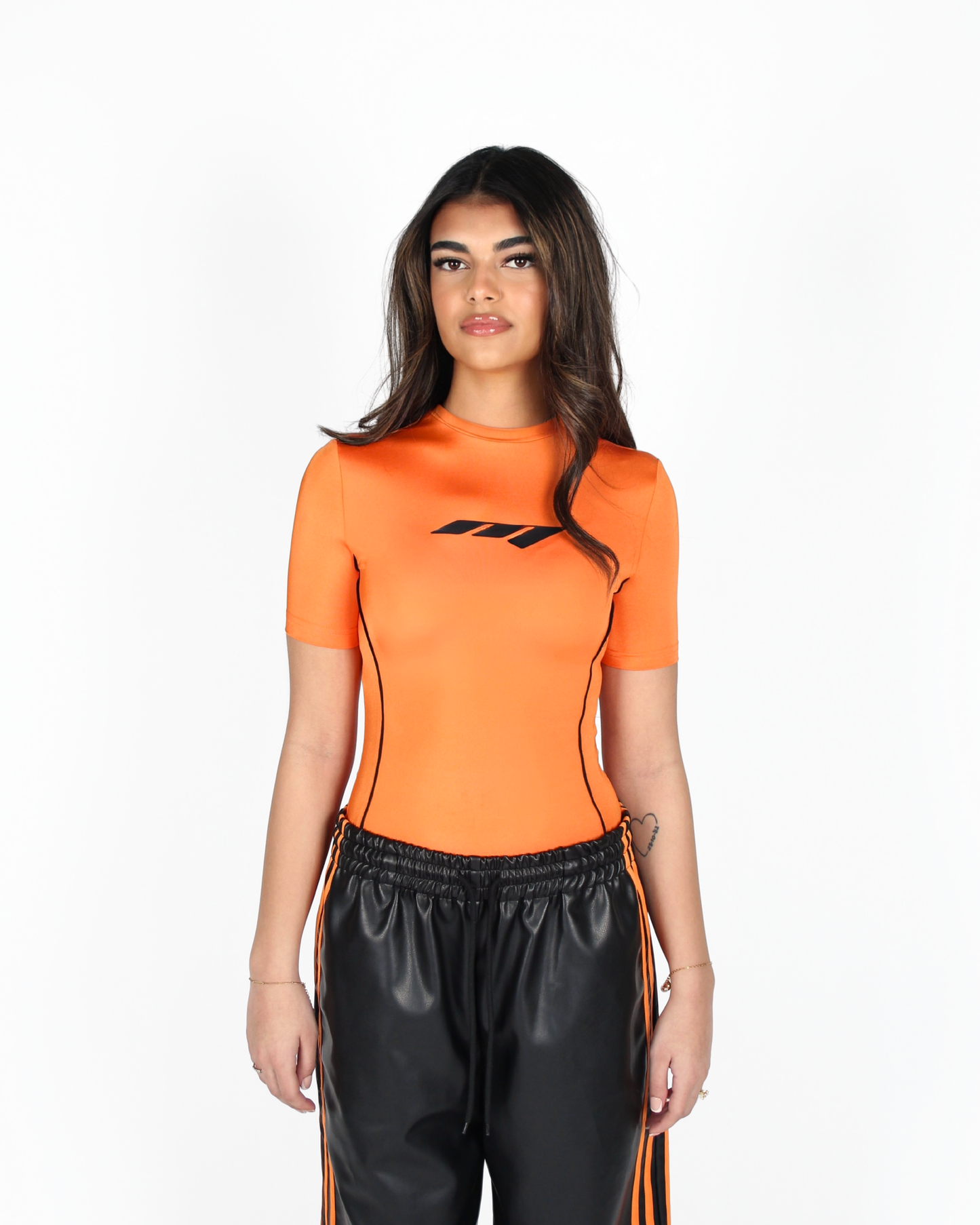 MTL Short Sleeve Bodysuit Orange