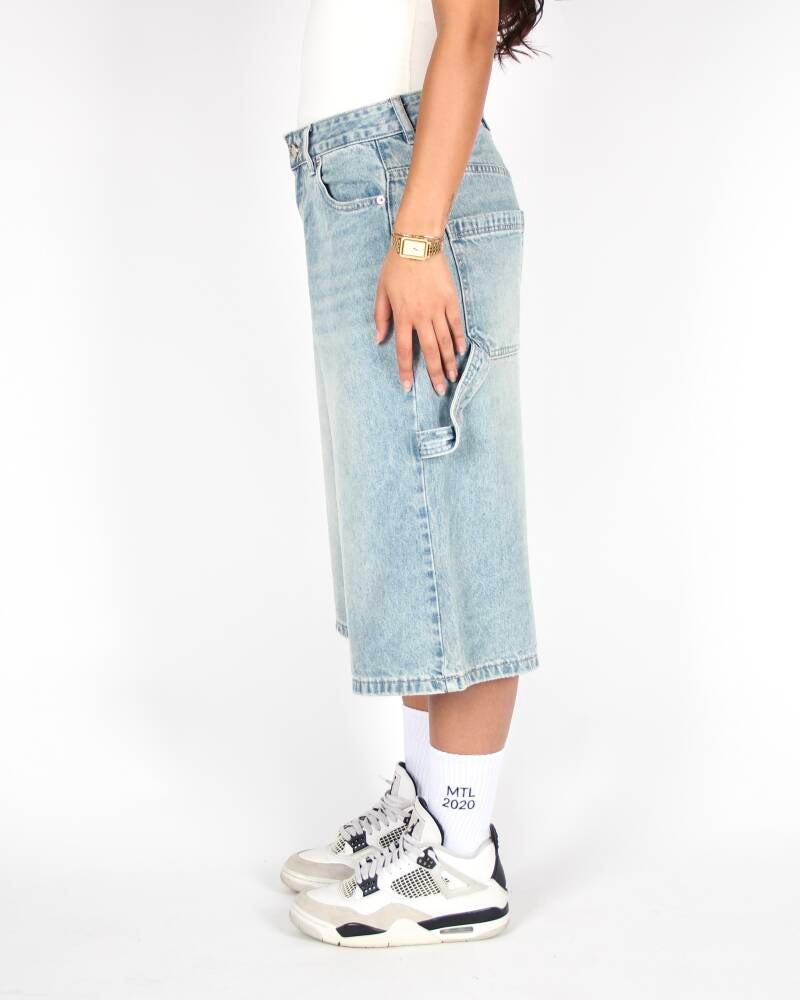 Quinn Jorts Blue