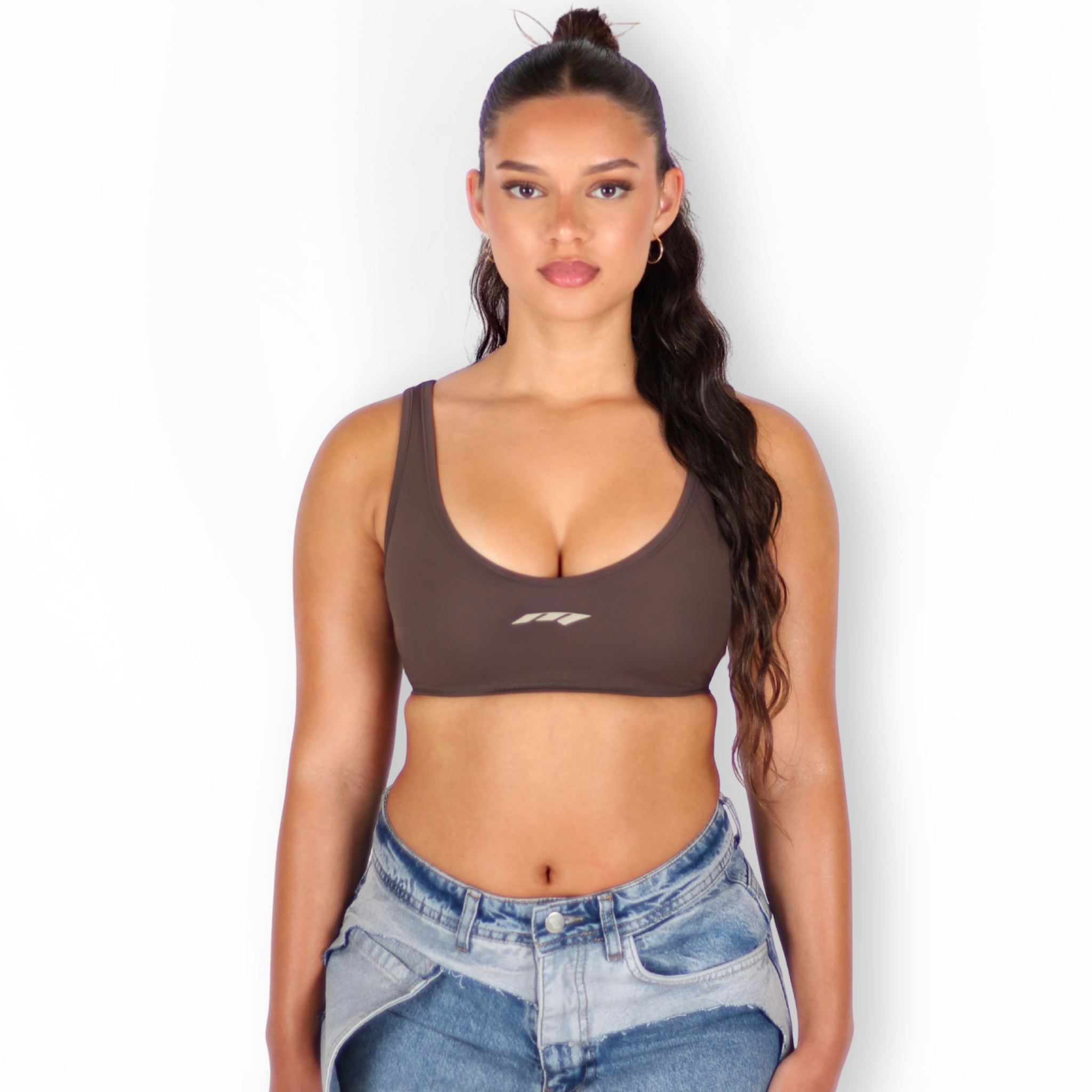 MTL Mini Logo Top Taupe