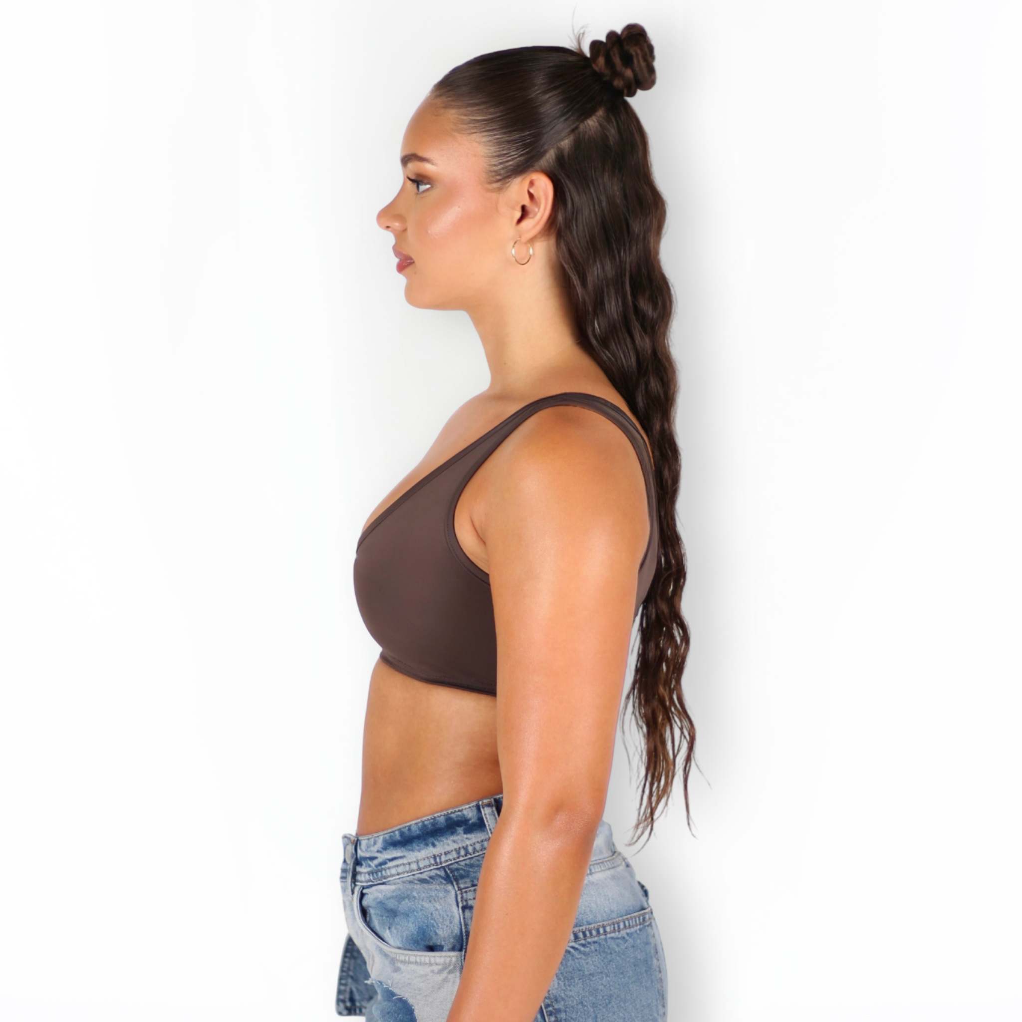 MTL Mini Logo Top Taupe