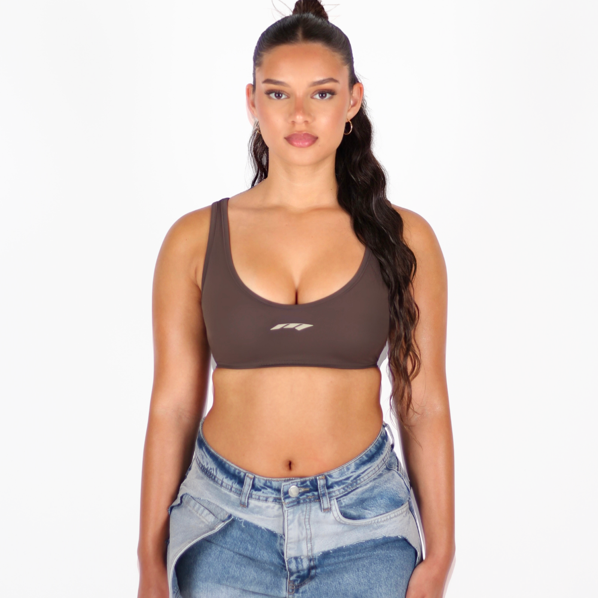 MTL Mini Logo Top Taupe