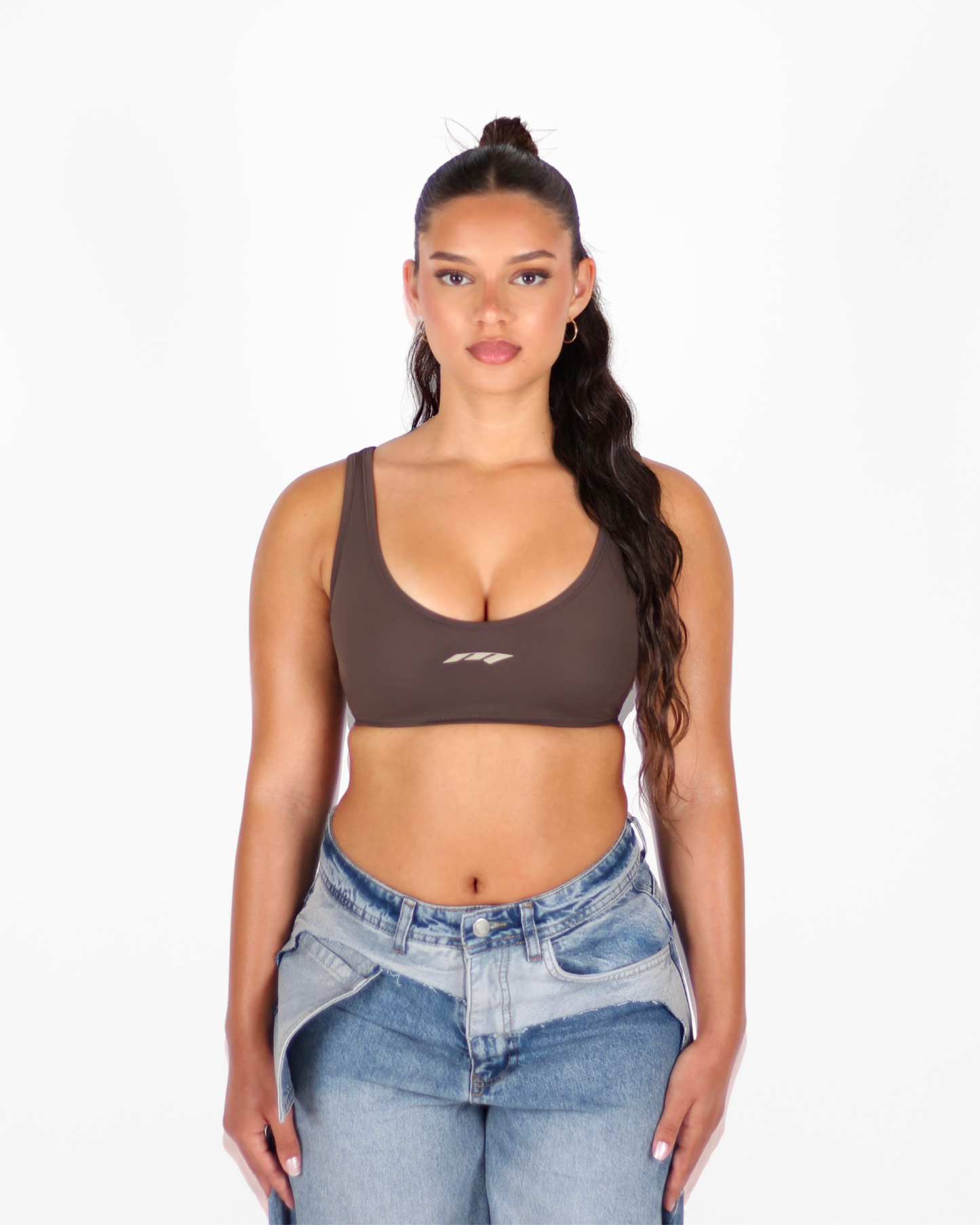 MTL Mini Logo Top Taupe