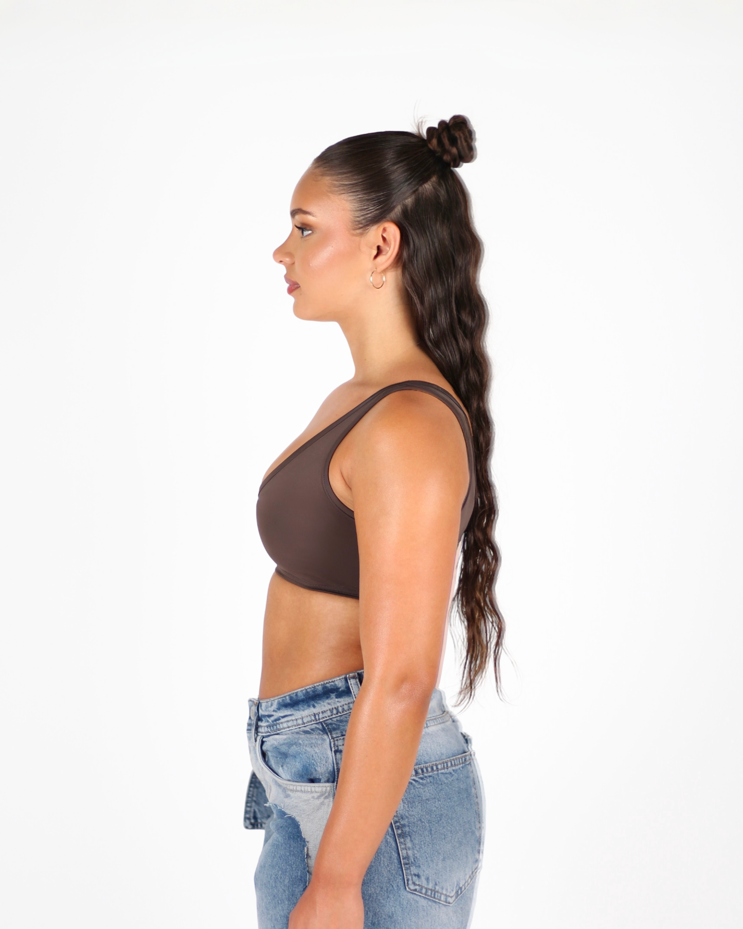 MTL Mini Logo Top Taupe