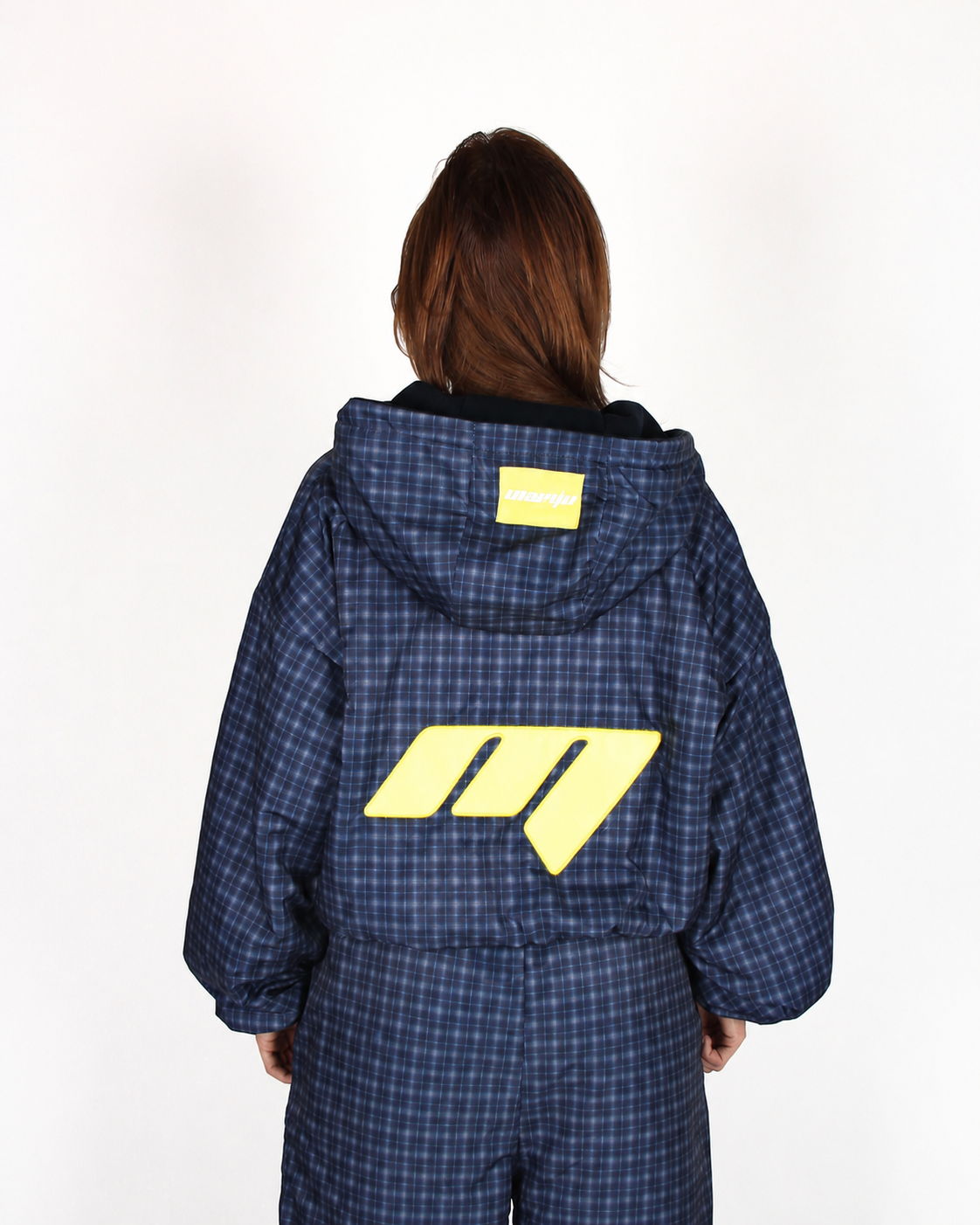 MTL Reversible Checked Jacket Navy