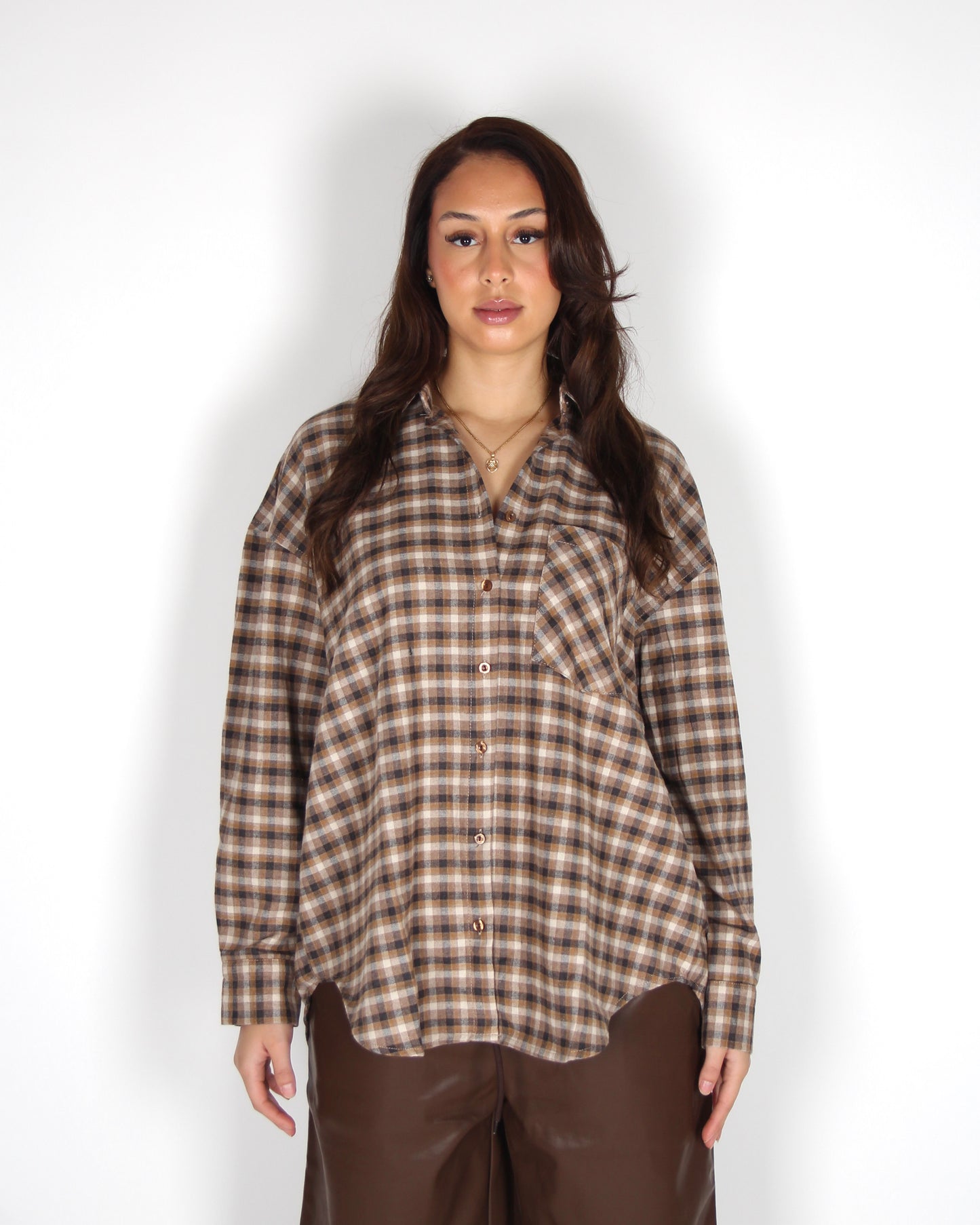 Nora Blouse Brown