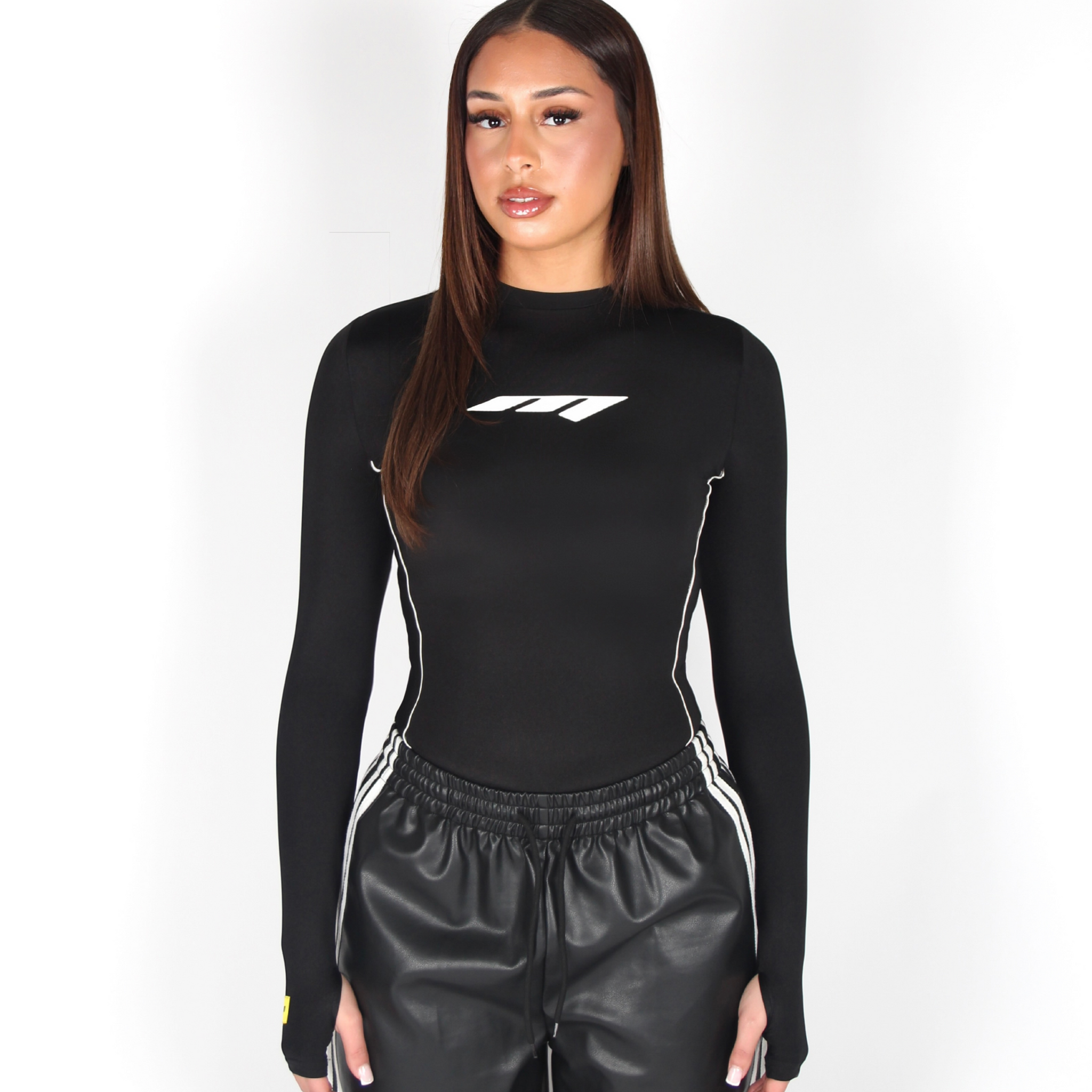 MTL Long Sleeve Bodysuit Black