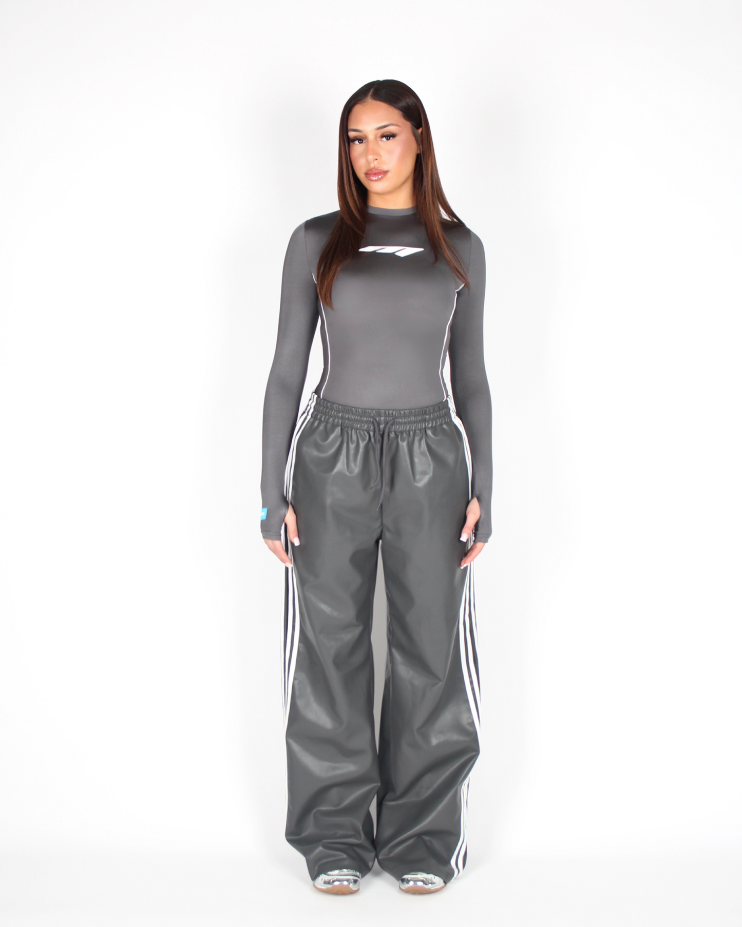 MTL Long Sleeve Bodysuit Grey