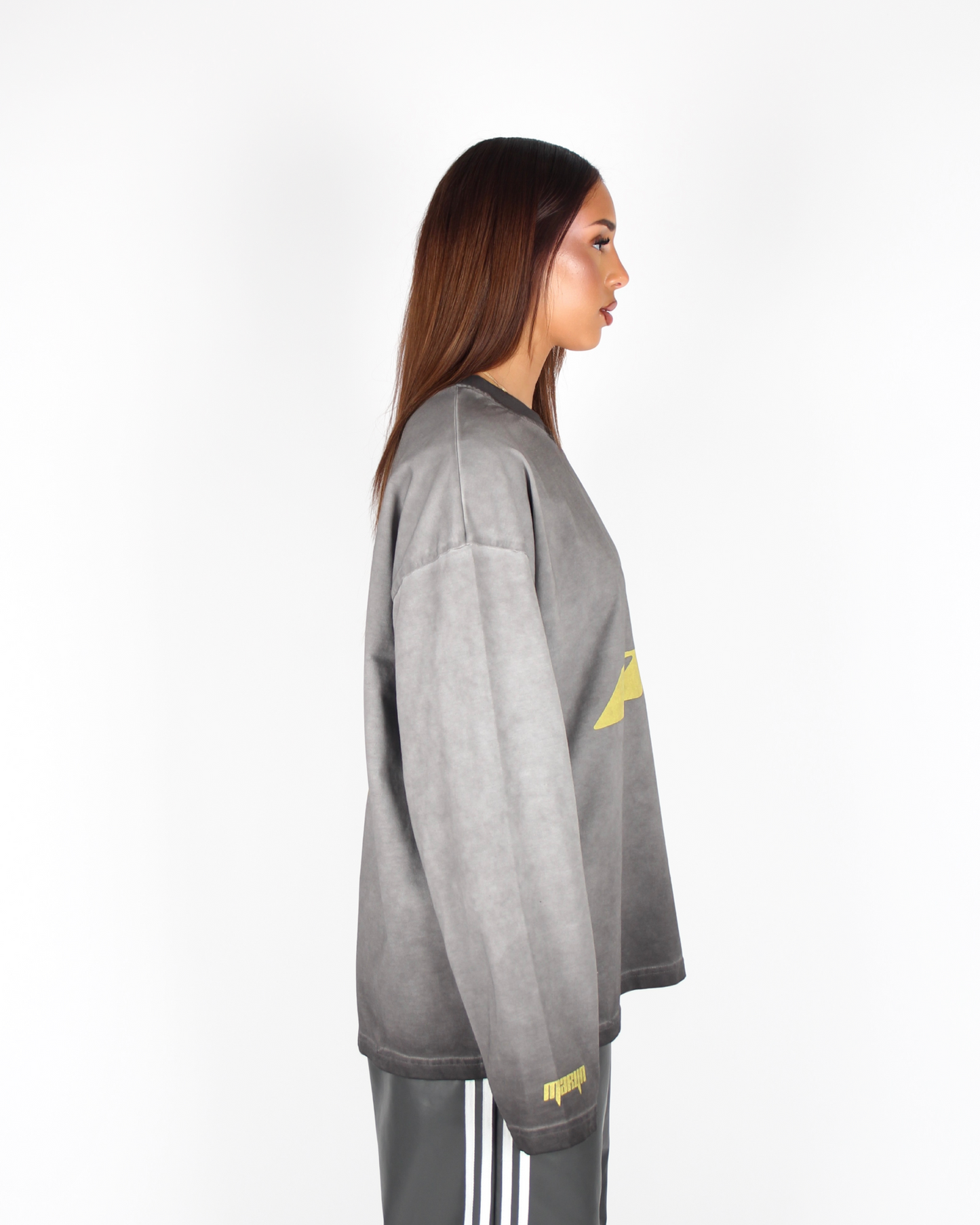 MTL Printed Longsleeve Grey/Yellow