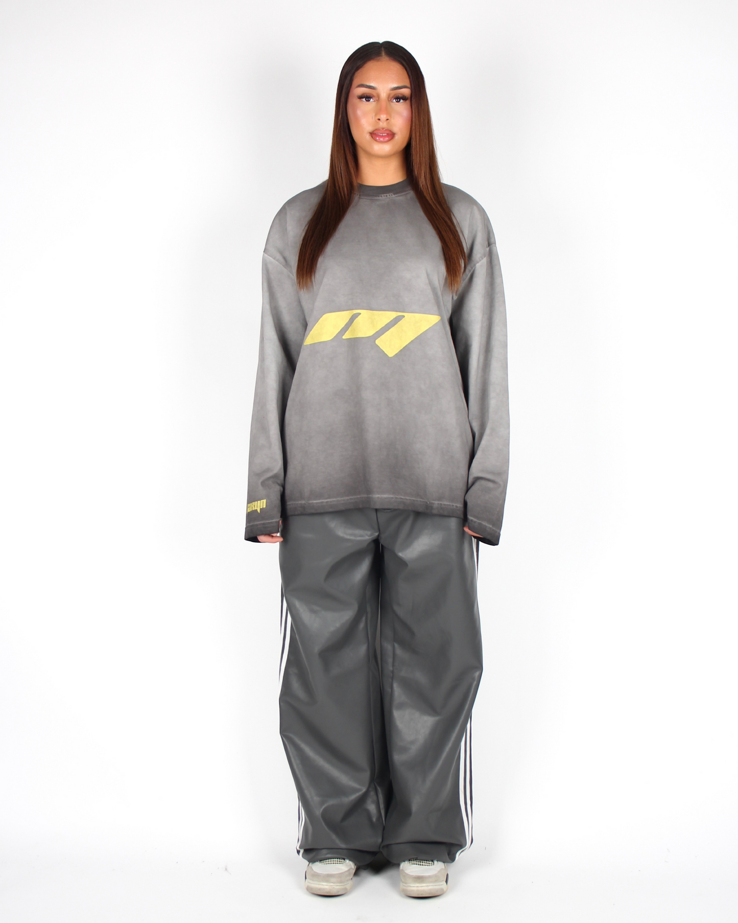 MTL Printed Longsleeve Grey/Yellow