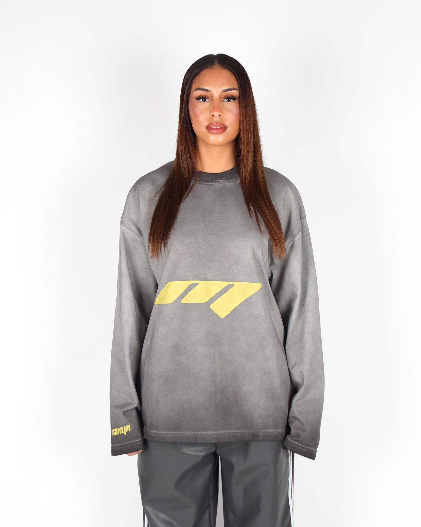 MTL Printed Longsleeve Grey/Yellow