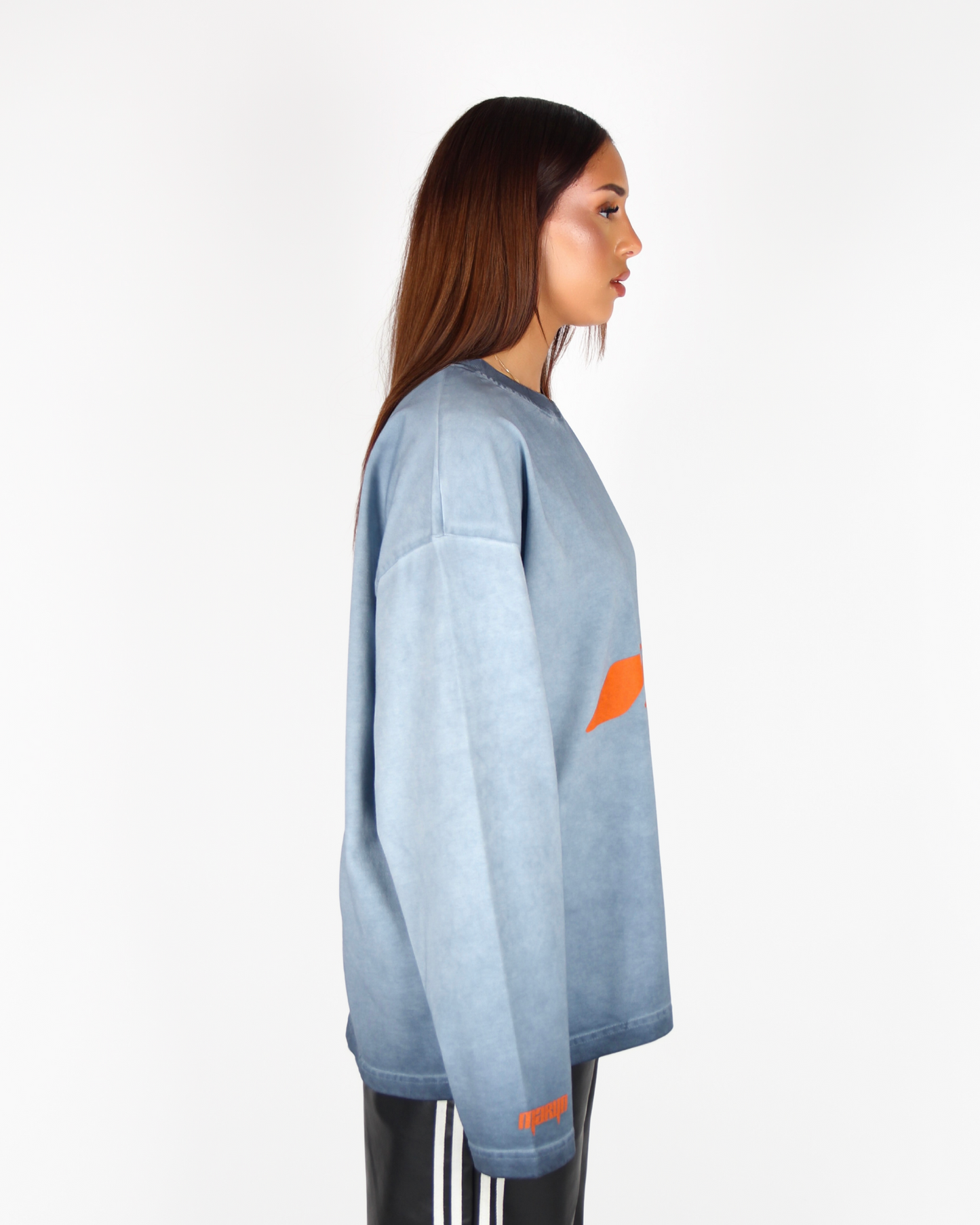 MTL Printed Longsleeve Blue/Orange