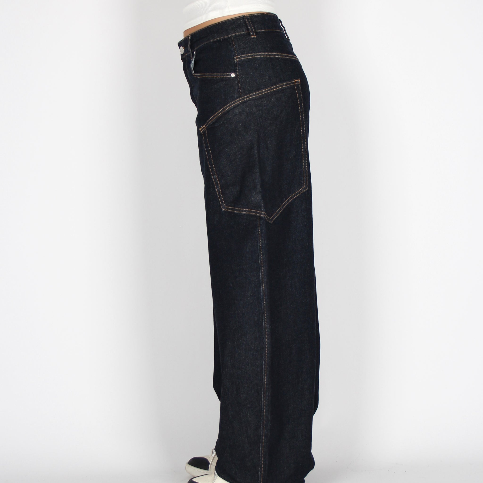 Stormi Jeans Dark Blue